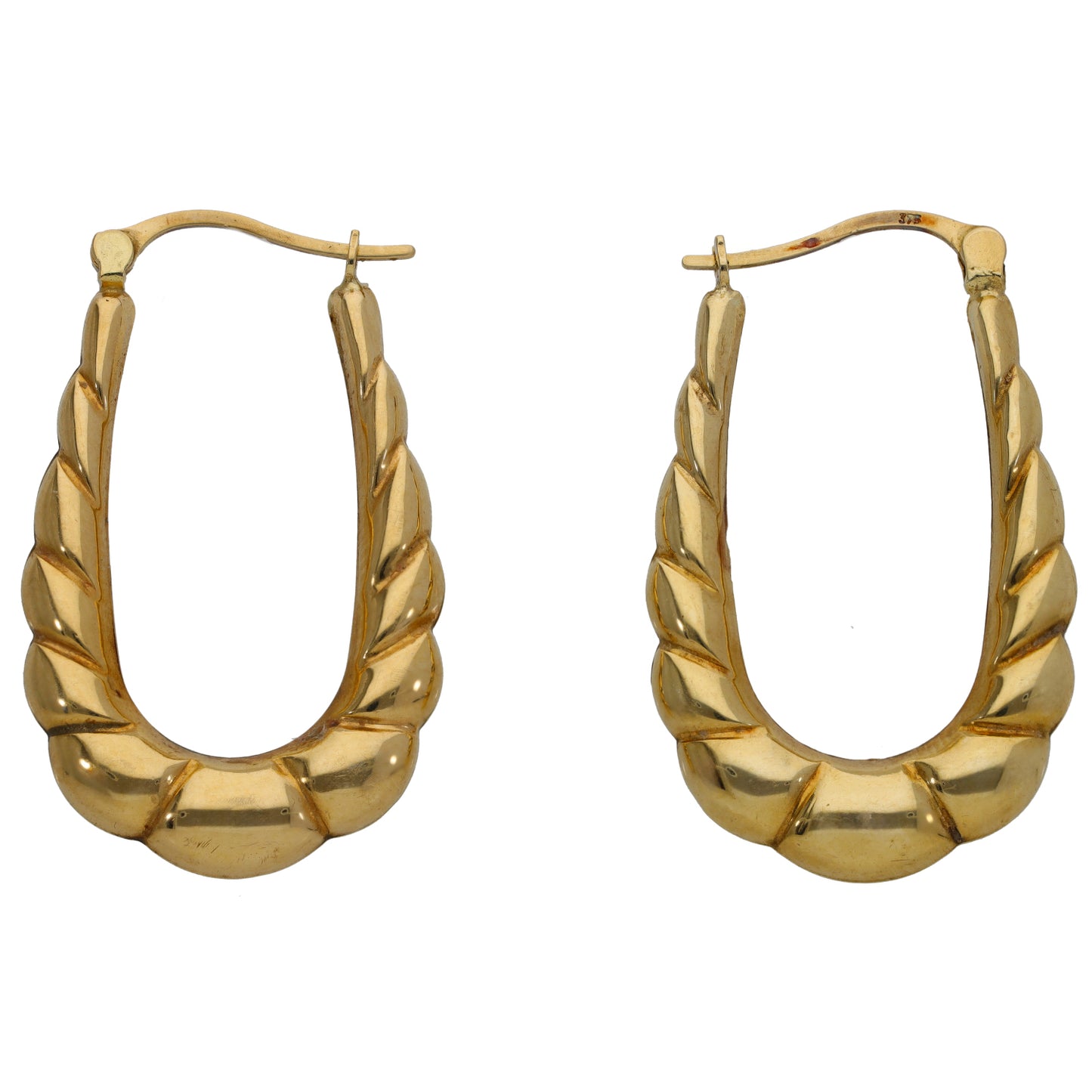 9ct Gold Creole Earrings