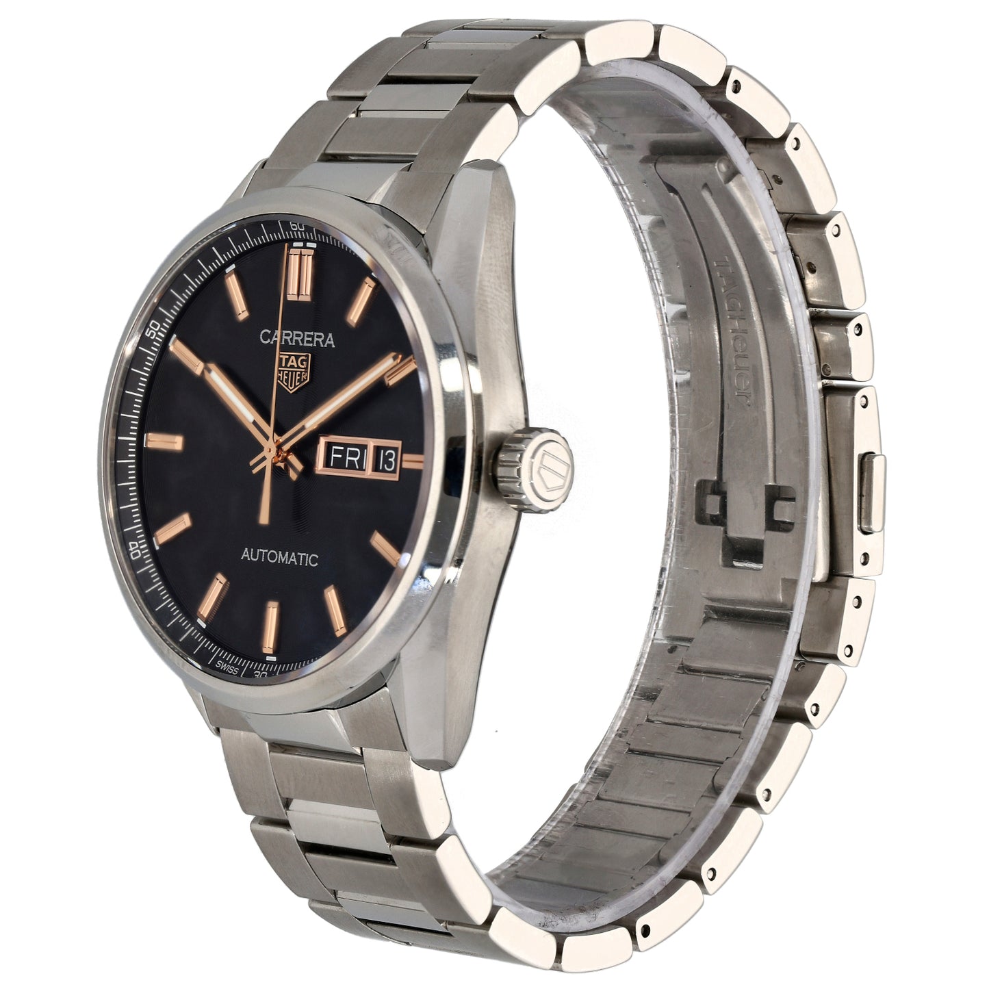 Tag Heuer Carrera WBN2013 41mm Stainless Steel Watch