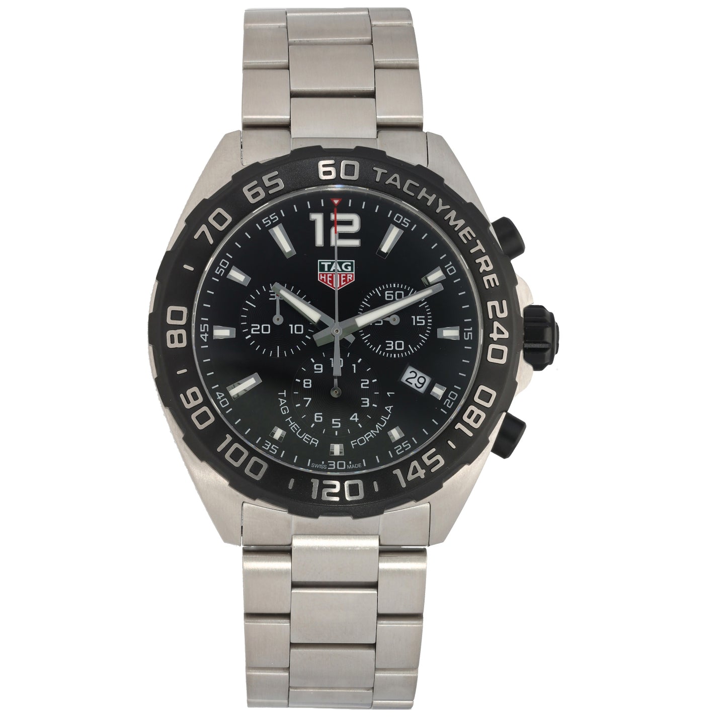 Tag Heuer F1 CAZ1010 43mm Stainless Steel Watch