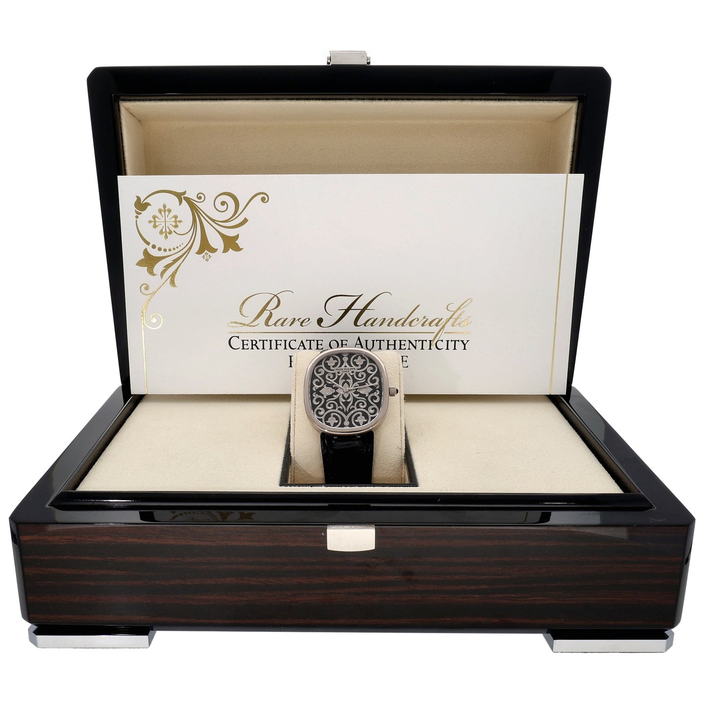 Patek Philippe Golden Eclipse Rare Handcrafts 5738/51G-001 34.5mm White Gold Watch