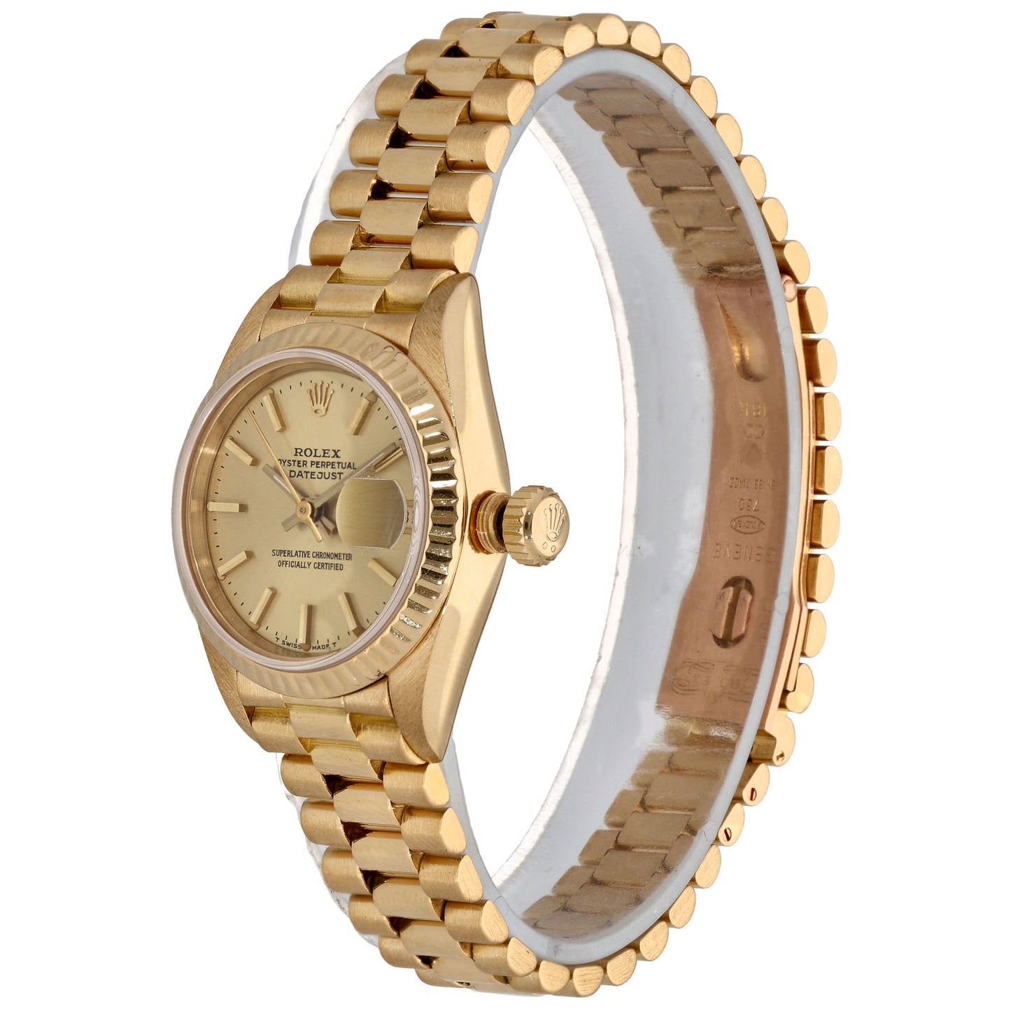 Rolex Lady Datejust 69178 26mm Gold Watch