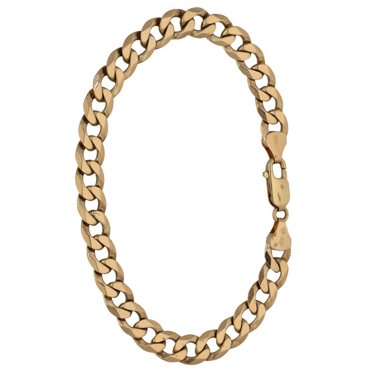 9ct Gold Curb Bracelet