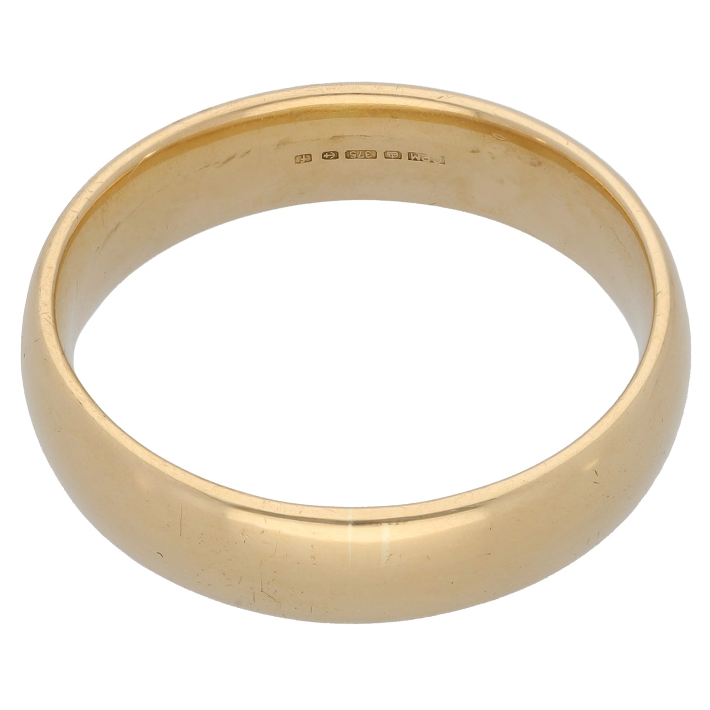 9ct Gold Plain Wedding Ring Size Z