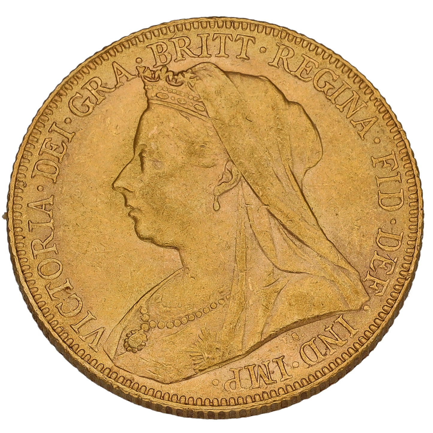 22ct Gold Queen Victoria Full Sovereign Coin 1901