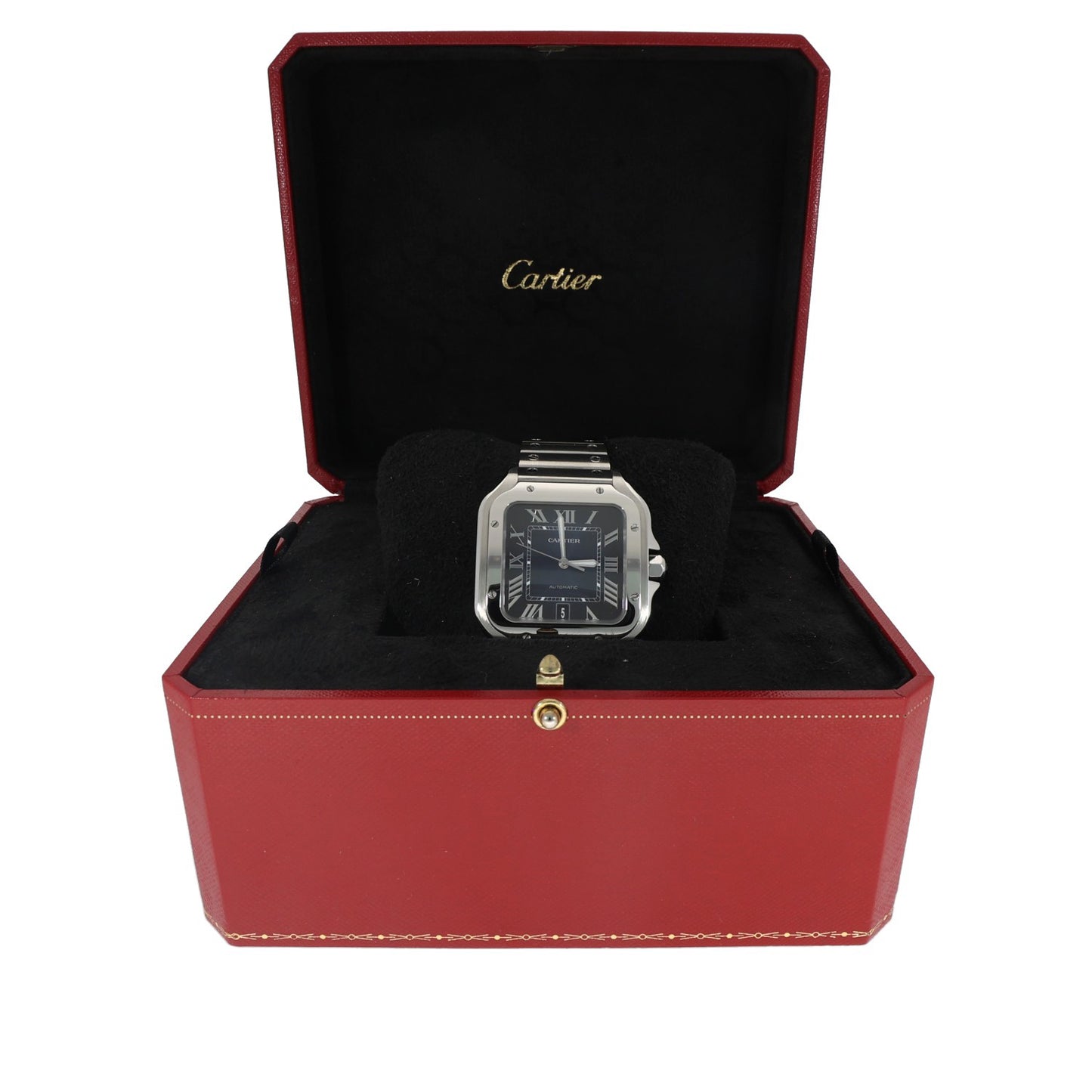 Cartier Santos WSSA0030 39.8mm Stainless Steel Watch