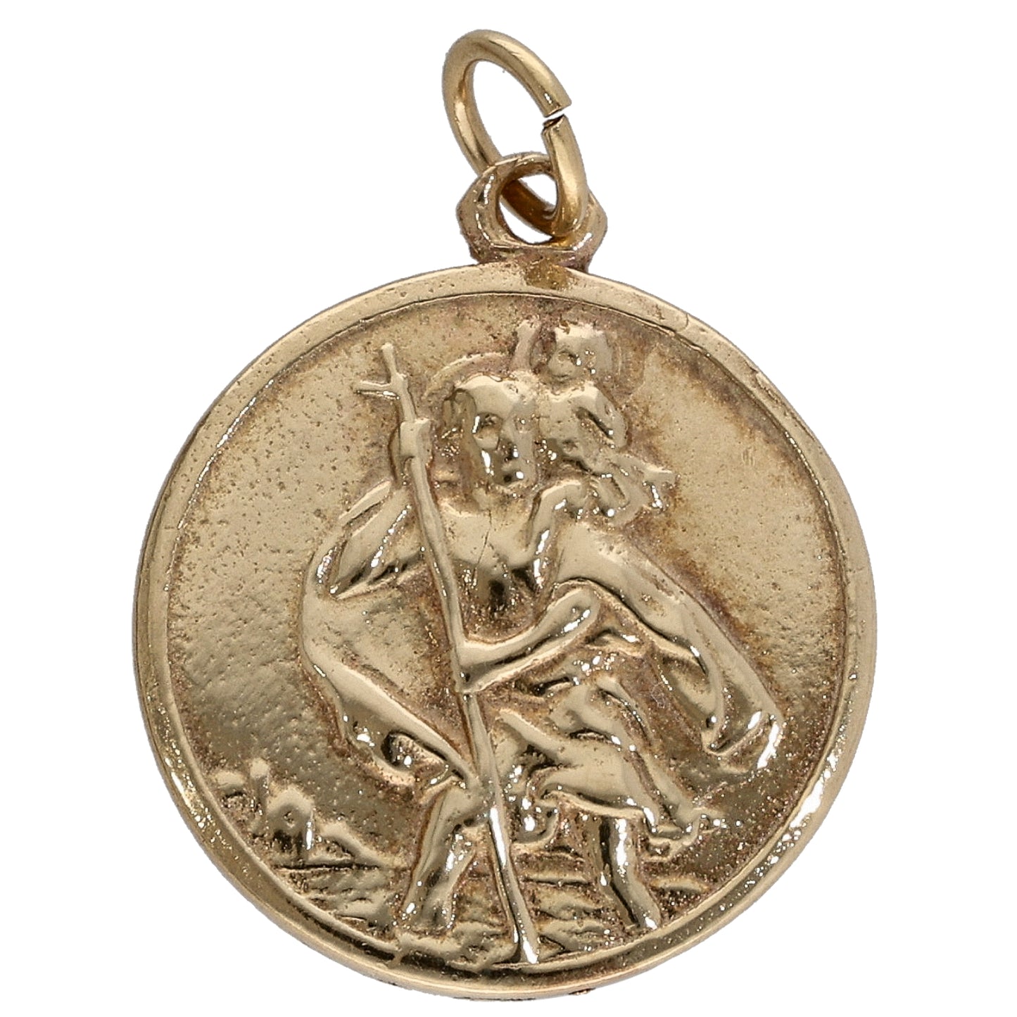 9ct Gold St Christopher Pendant