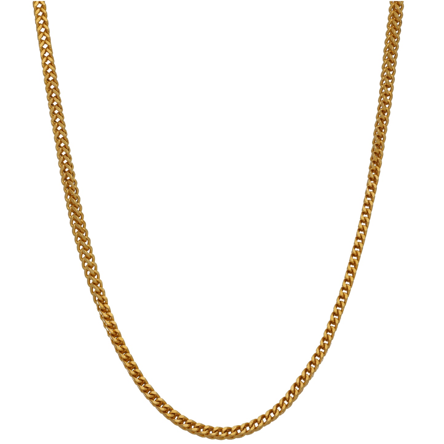 22ct Gold Foxtail Chain 24"