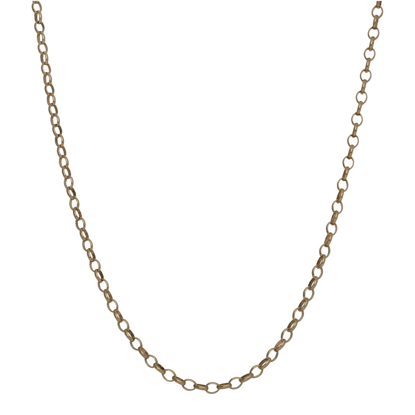 9ct Gold Belcher Chain 18"
