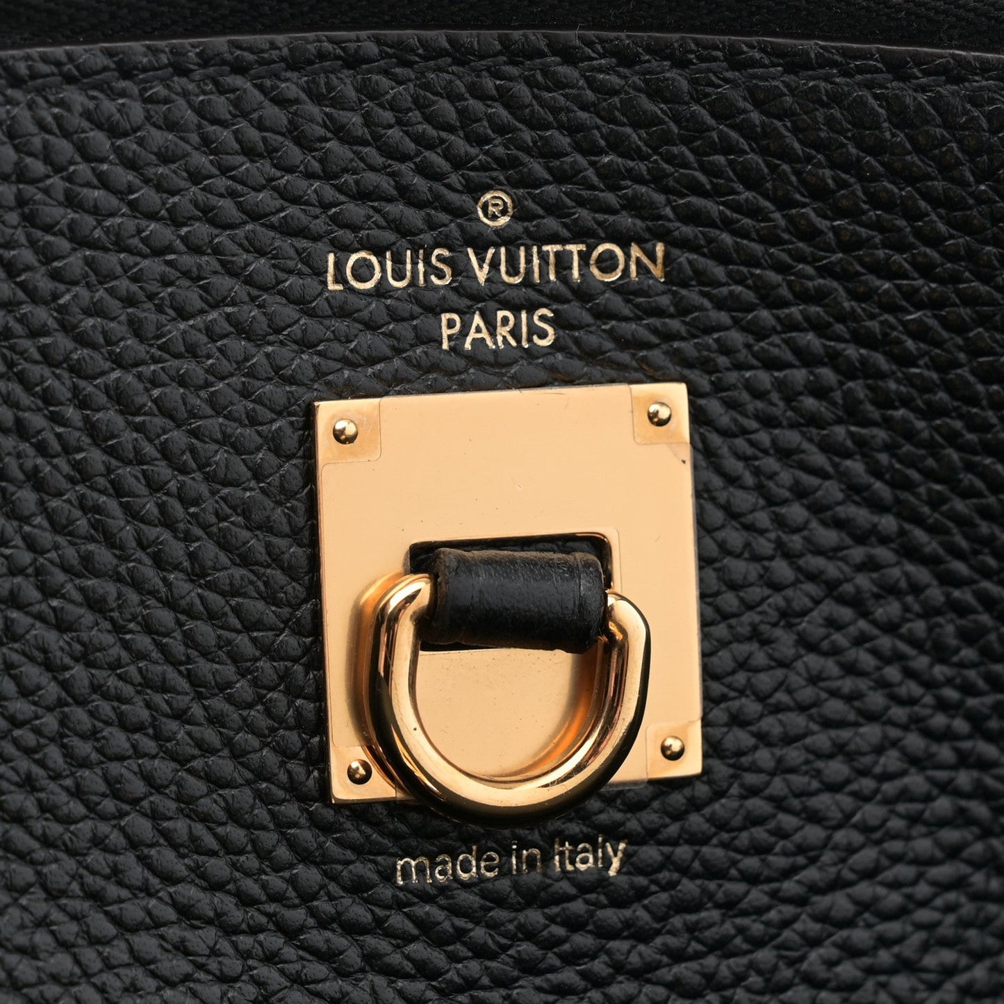 Louis Vuitton City Steamer Calfskin Leather Bag - Black
