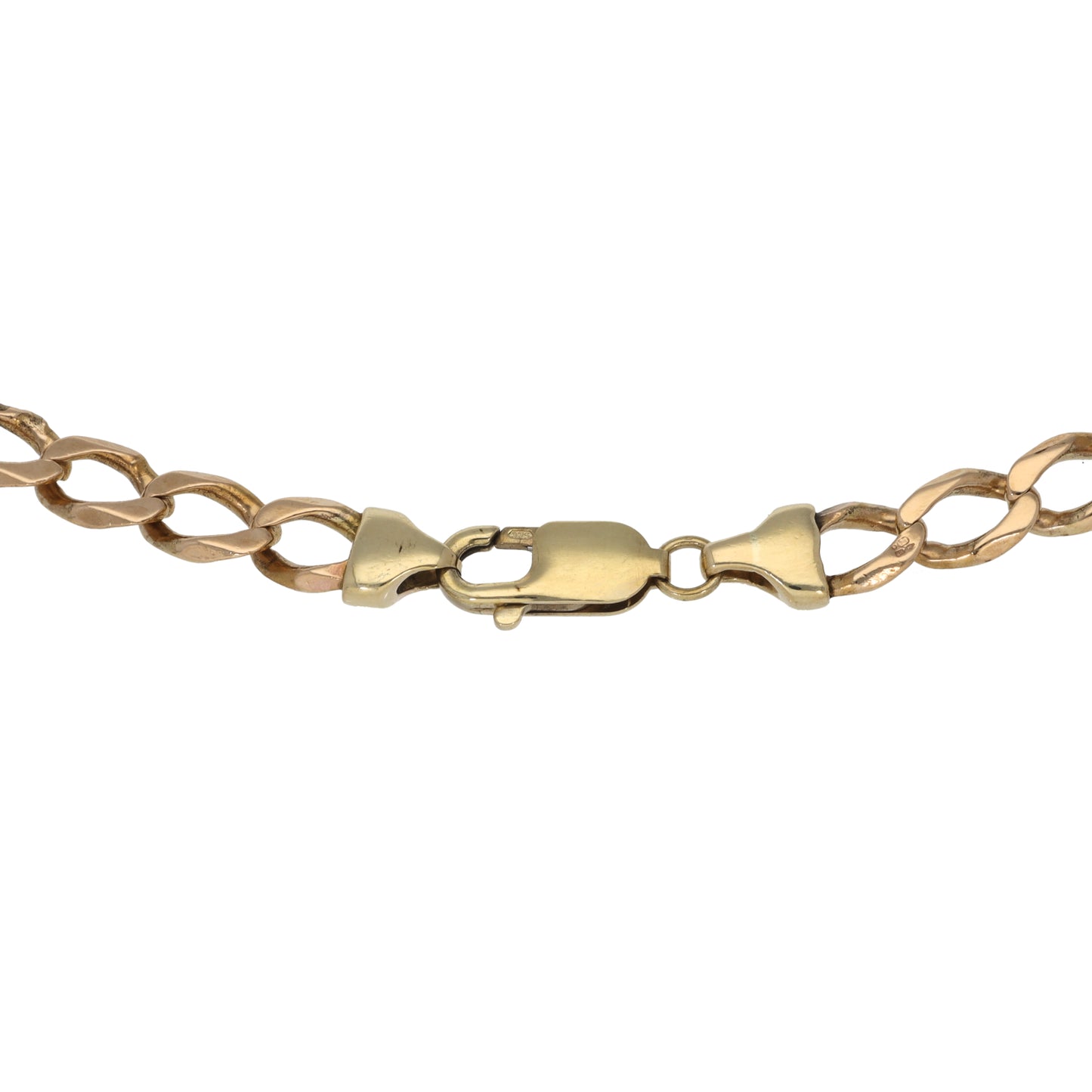 9ct Gold Curb Chain 22"