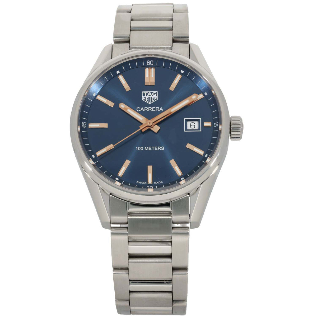 Tag Heuer Carrera WAR1112 39mm Stainless Steel Watch