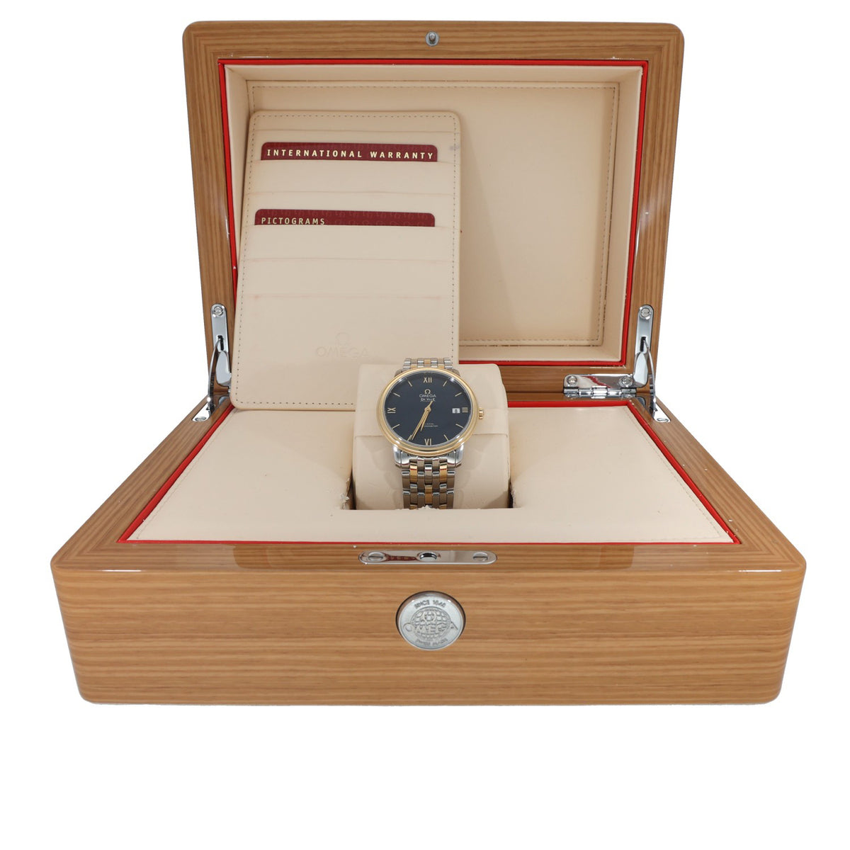 Omega De Ville Prestige 424.20.37.20.03.001 36.8mm Bi-Colour Watch