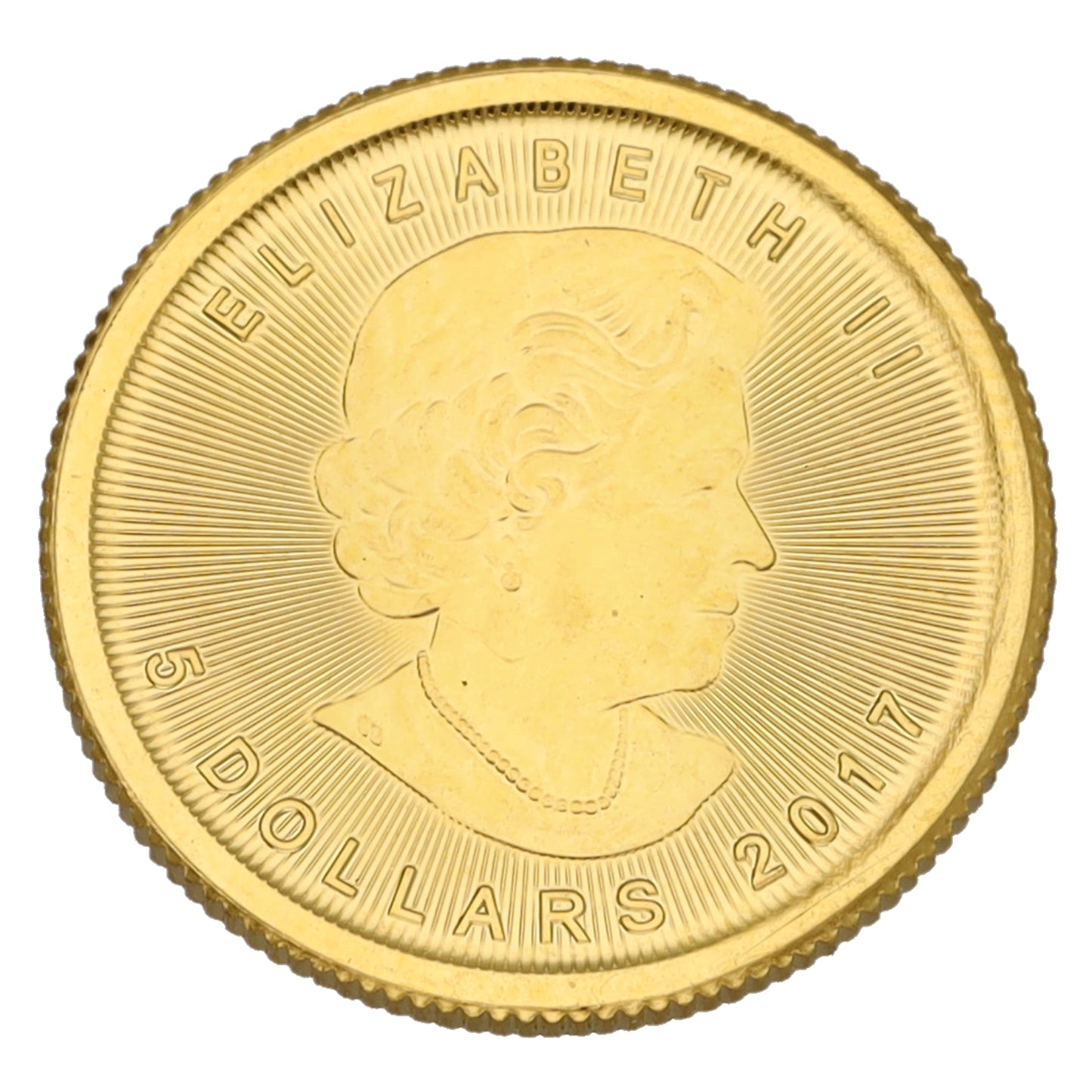 24ct Gold Canada Maple 1/10 OZ Coin 2017