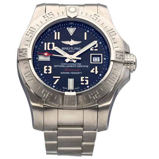 Breitling Avenger II Seawolf A17331 45mm Stainless Steel Watch
