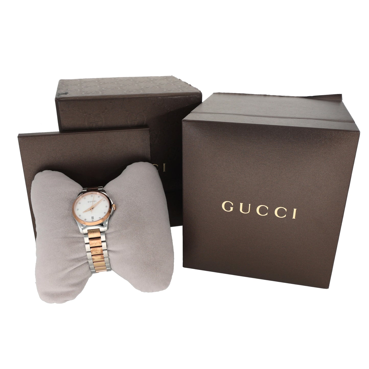 Gucci G-Timeless YA126544 27mm Bi-Colour Watch