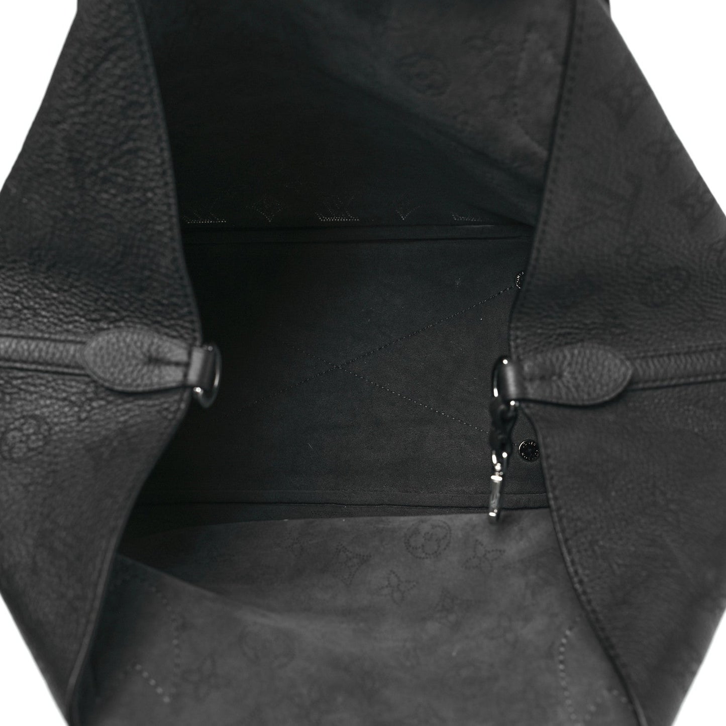Louis Vuitton Blossom MM Mahina Leather Bag - Black