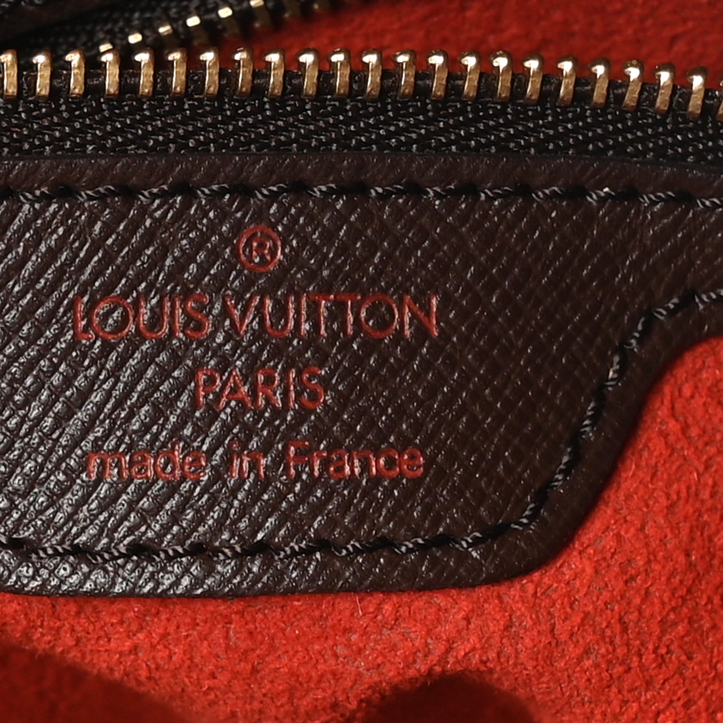 Louis Vuitton Marais Bucket Damier Ebene Coated Canvas Bag - Brown