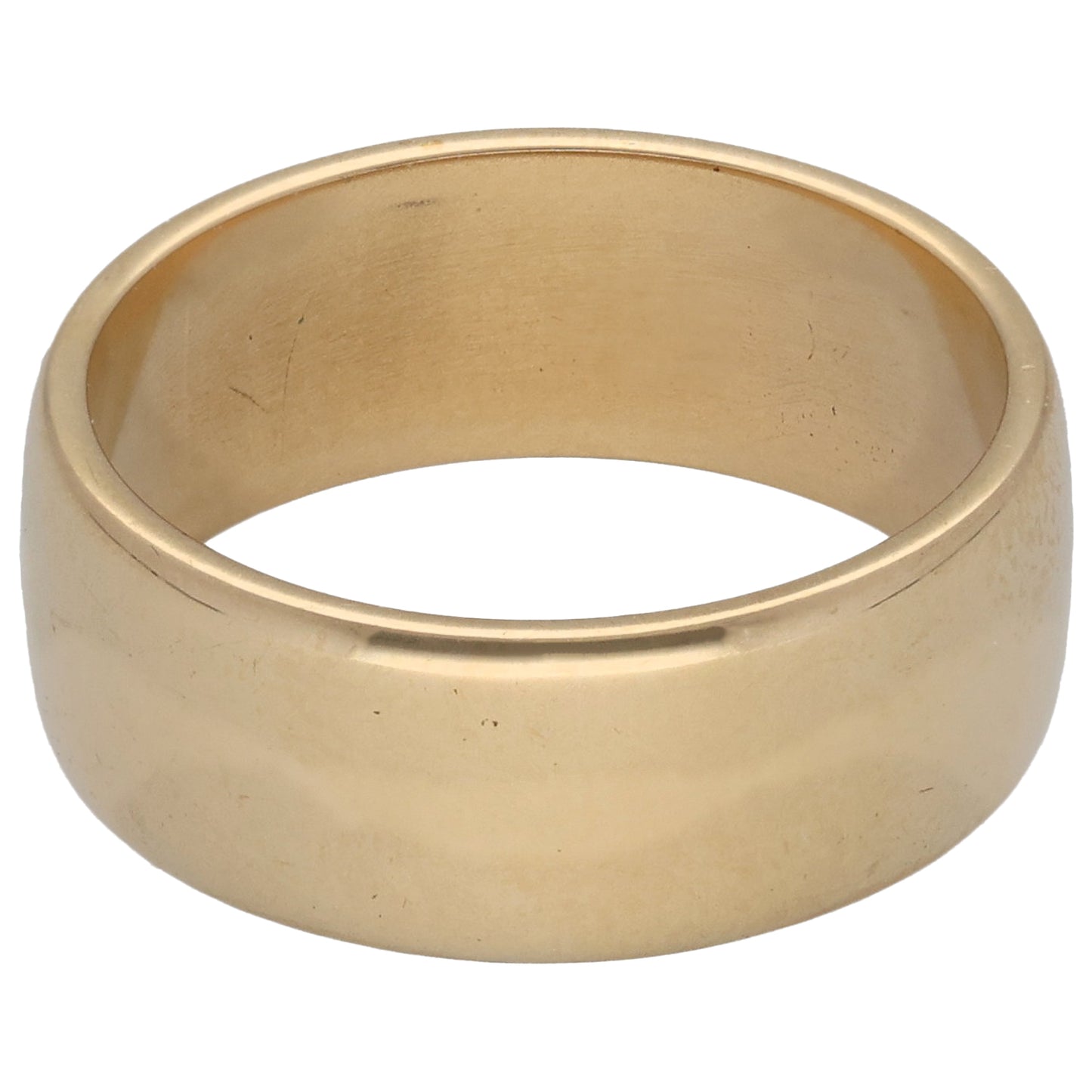 9ct Gold Plain Wedding Ring Size T