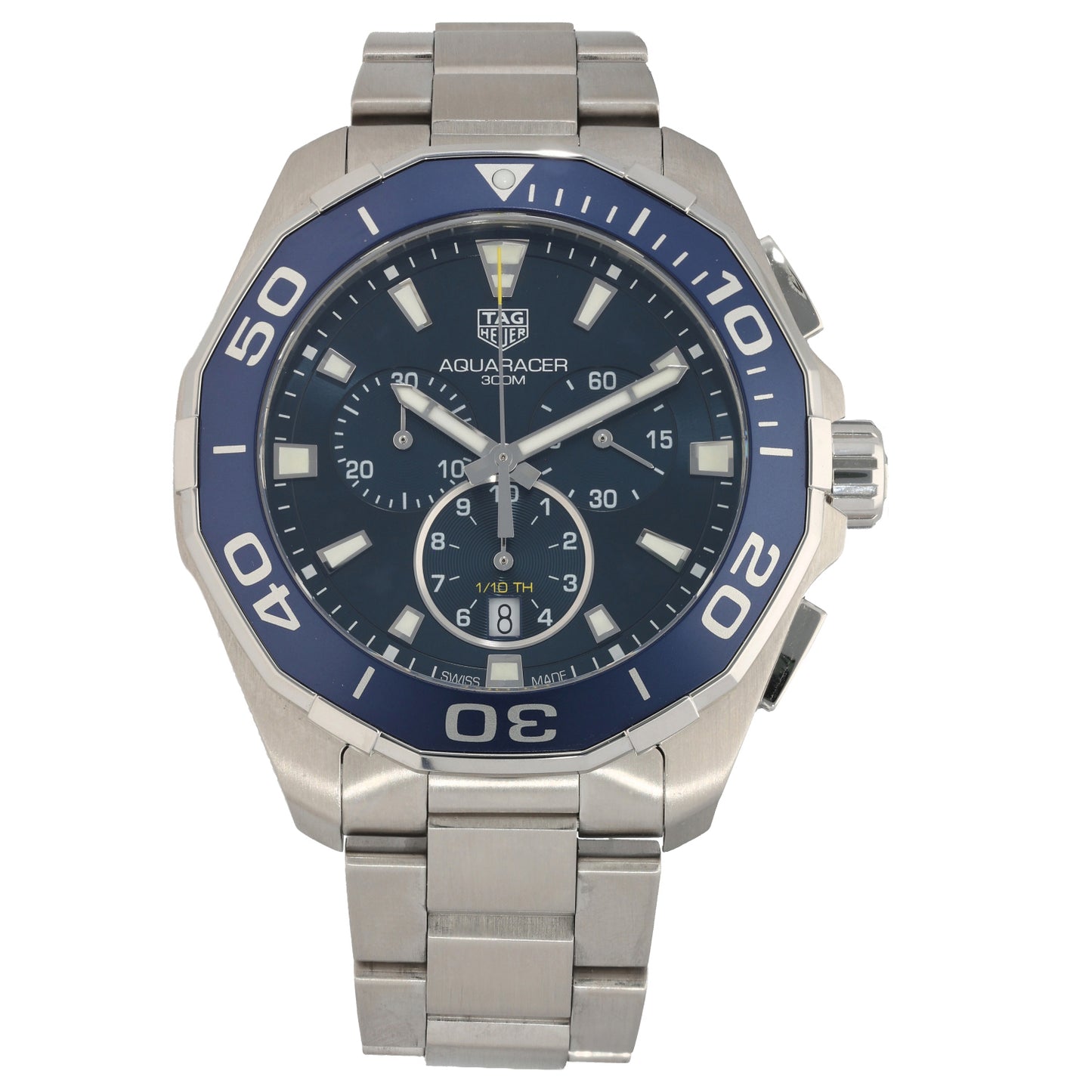 Tag Heuer Aquaracer CAY111B 43mm Stainless Steel Watch