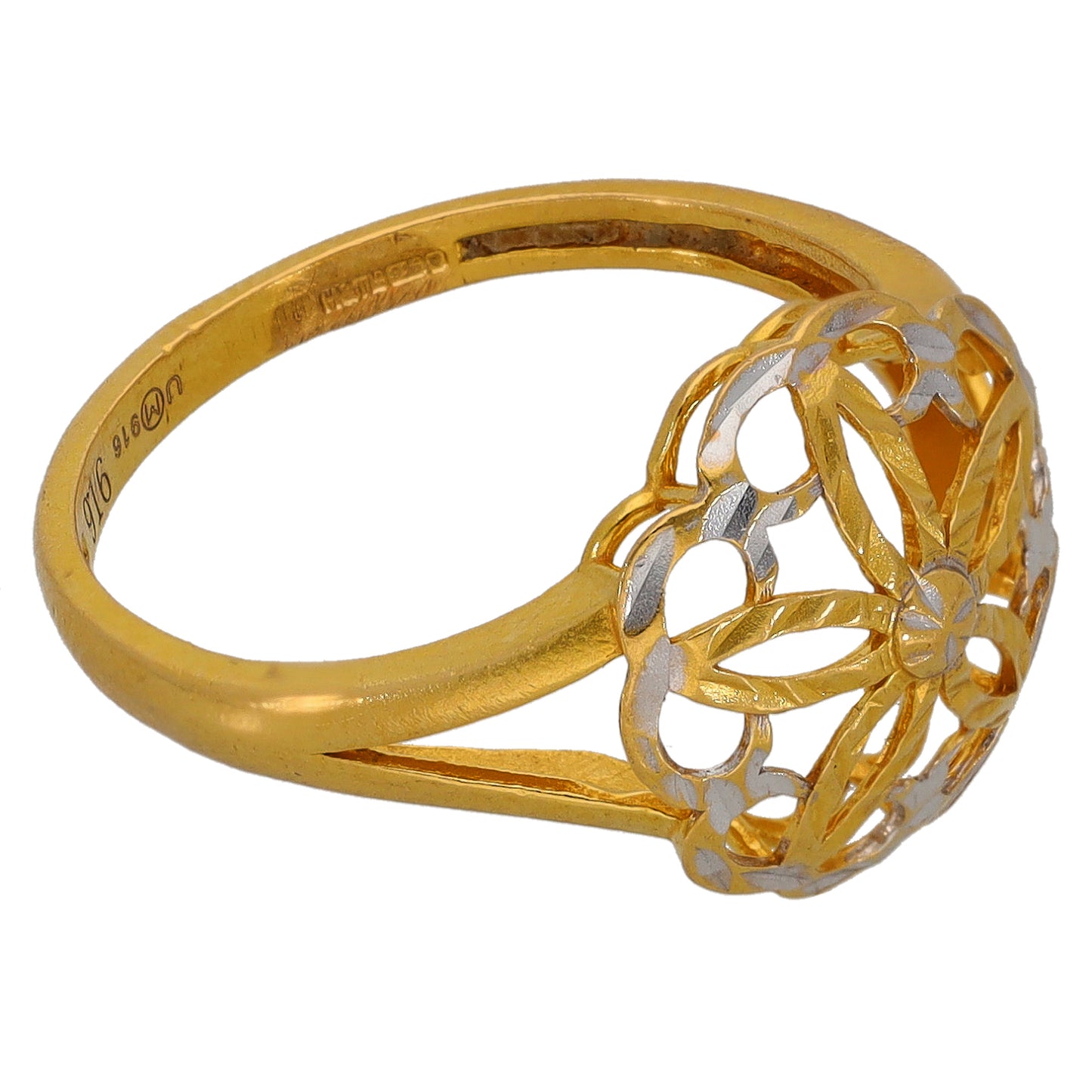 22ct Gold Dress/Cocktail Ring Size N