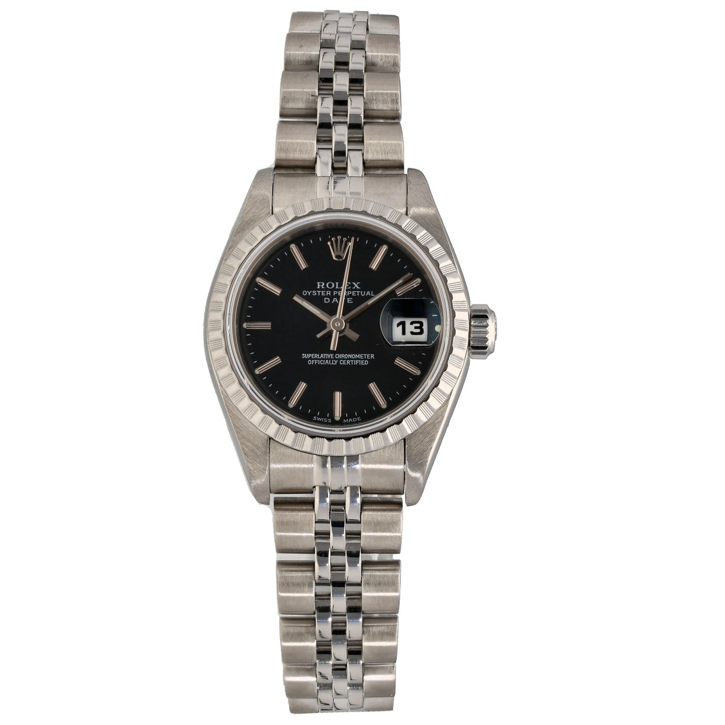 Rolex Date 79240 26mm Stainless Steel Watch