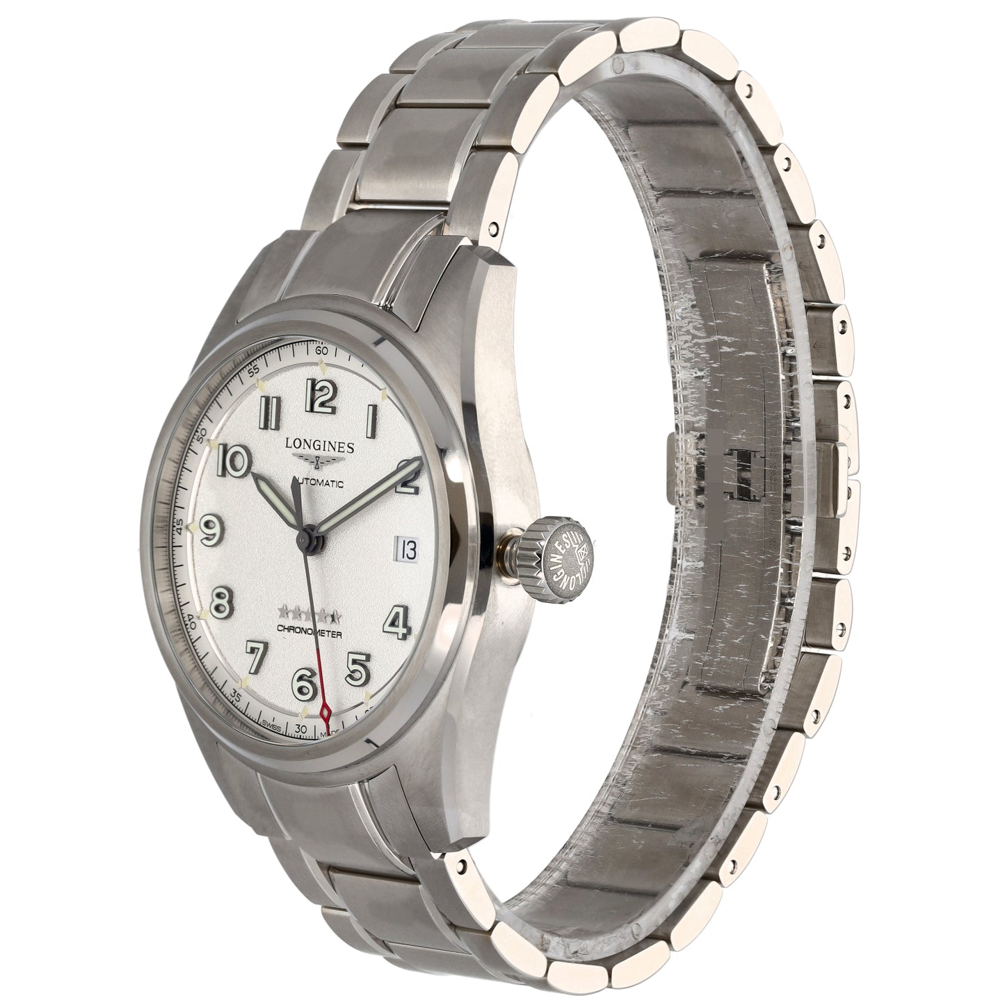 Longines Spirit L3.810.4 40mm Stainless Steel Watch