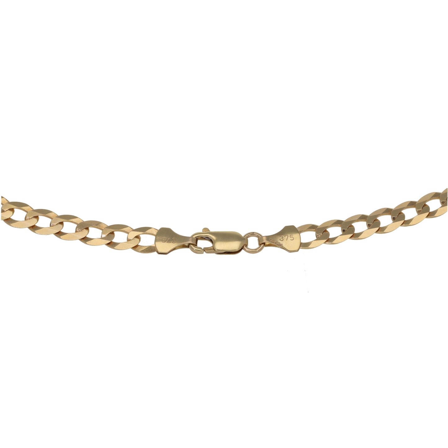 9ct Gold Curb Chain 24"