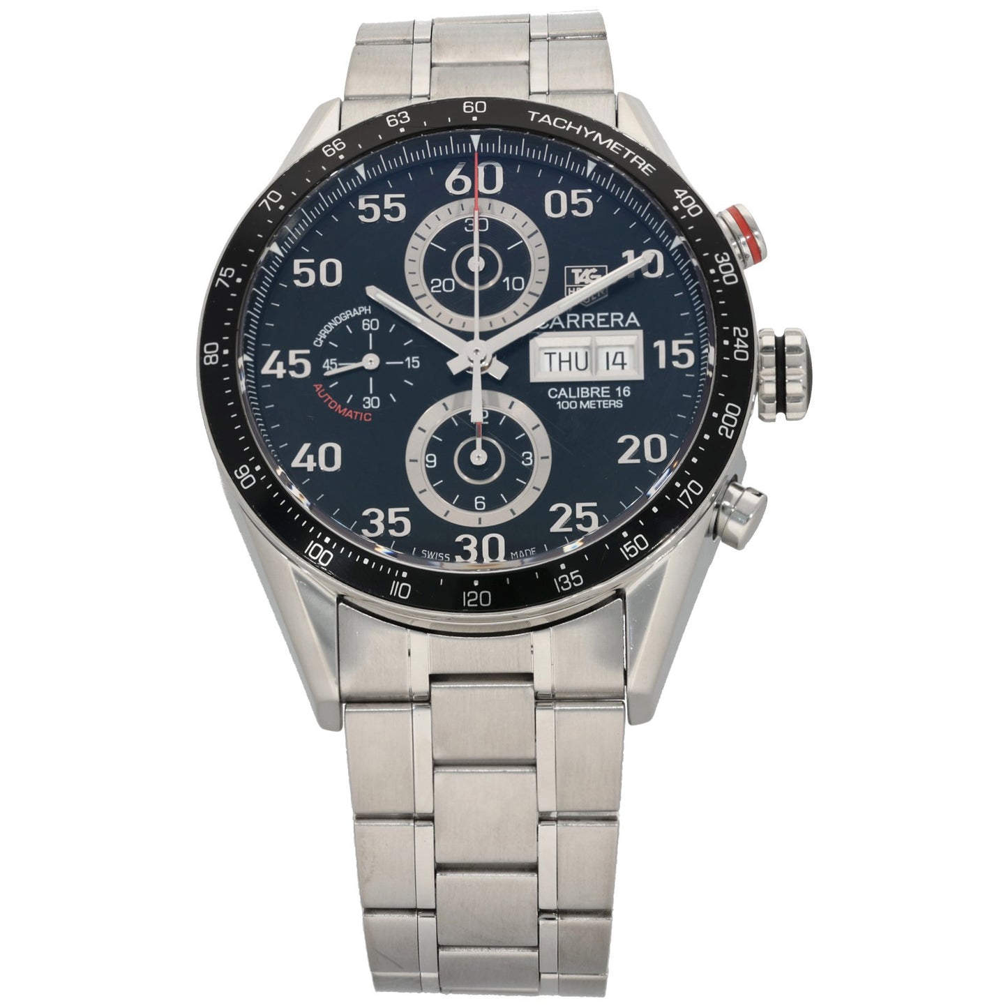 Tag Heuer Carrera CV2A10 43mm Stainless Steel Watch