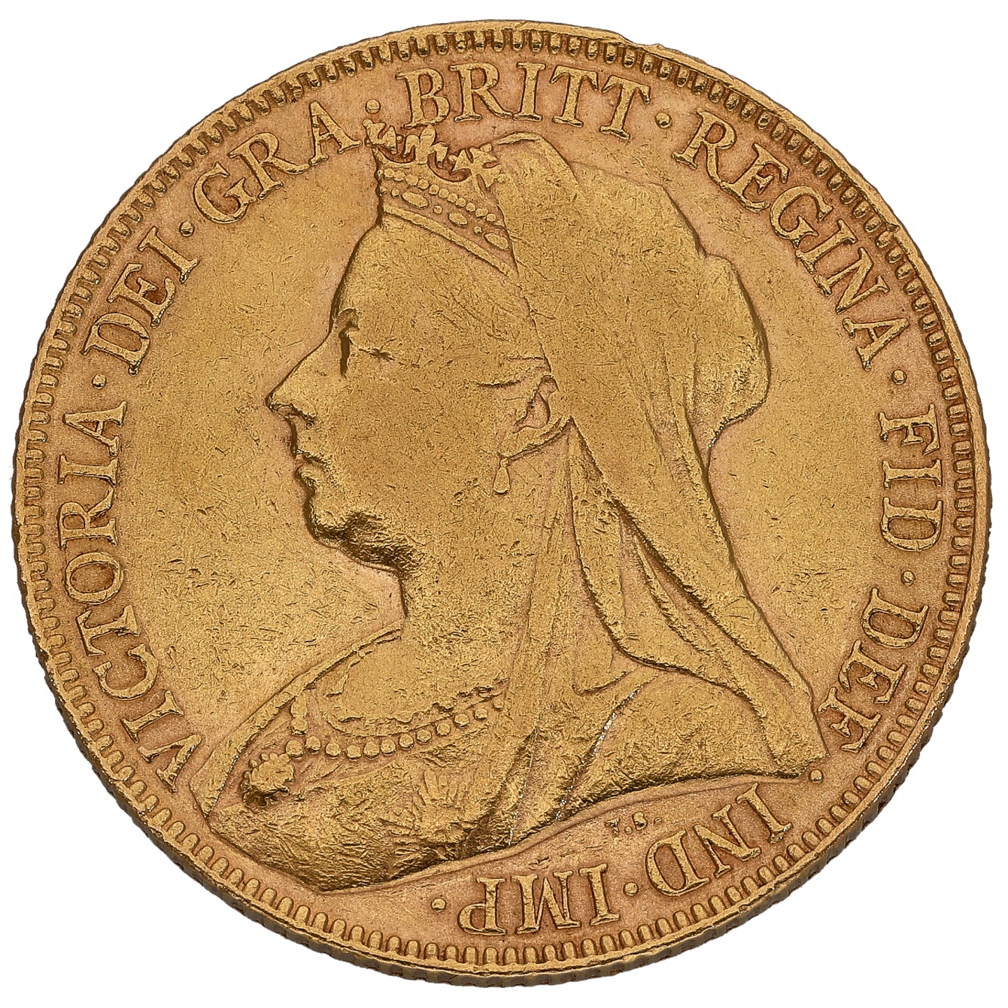 22ct Gold Queen Victoria Full Sovereign Coin 1898