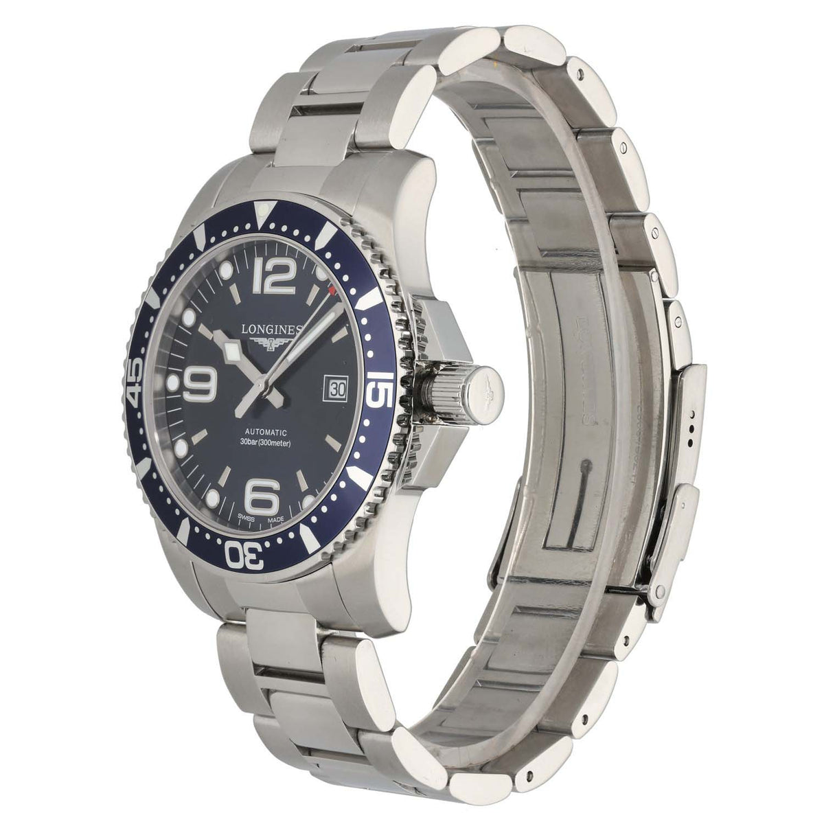 Longines Hydro Conquest L3.841.4 44mm Stainless Steel Watch