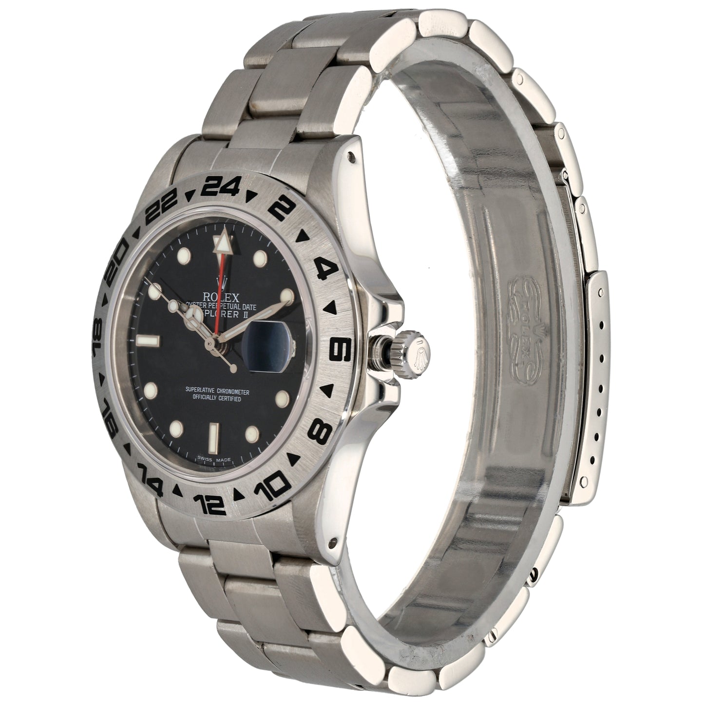 Rolex Explorer II 16550 40mm Stainless Steel Watch