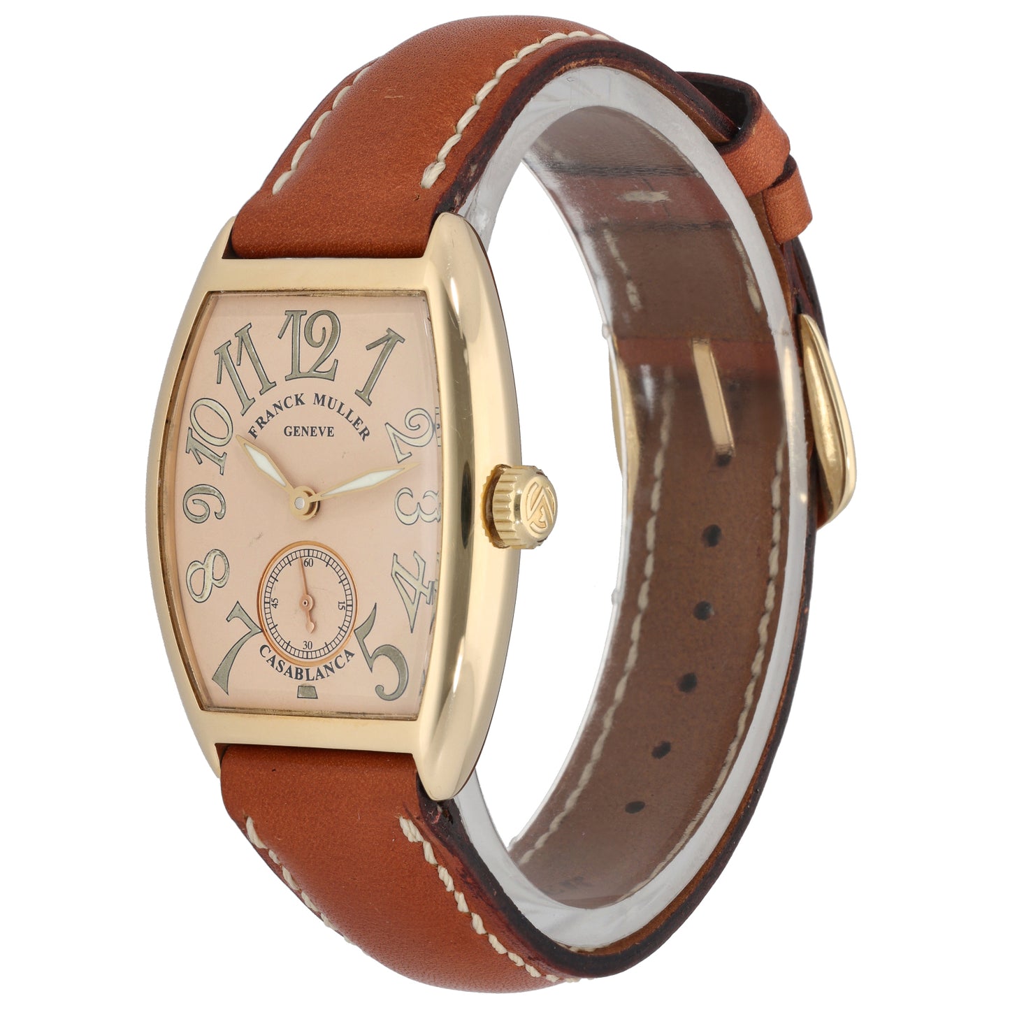 Franck Muller Casablanca 7501 S6 28mm Gold Watch