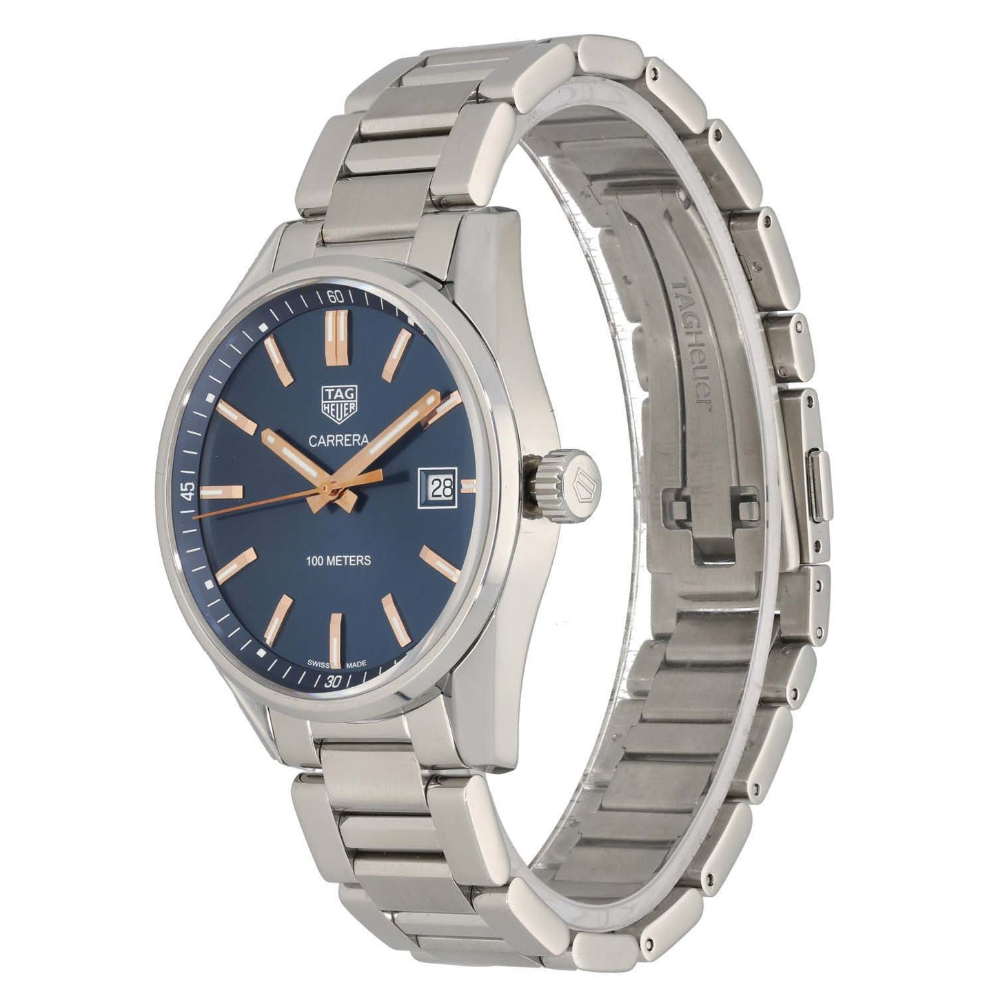 Tag Heuer Carrera WAR1112 39mm Stainless Steel Watch