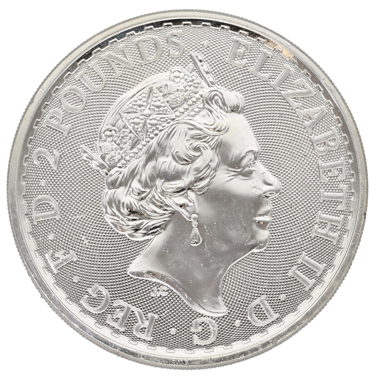 Fine Silver Queen Elizabeth II 1 OZ Britannia Coin 2021