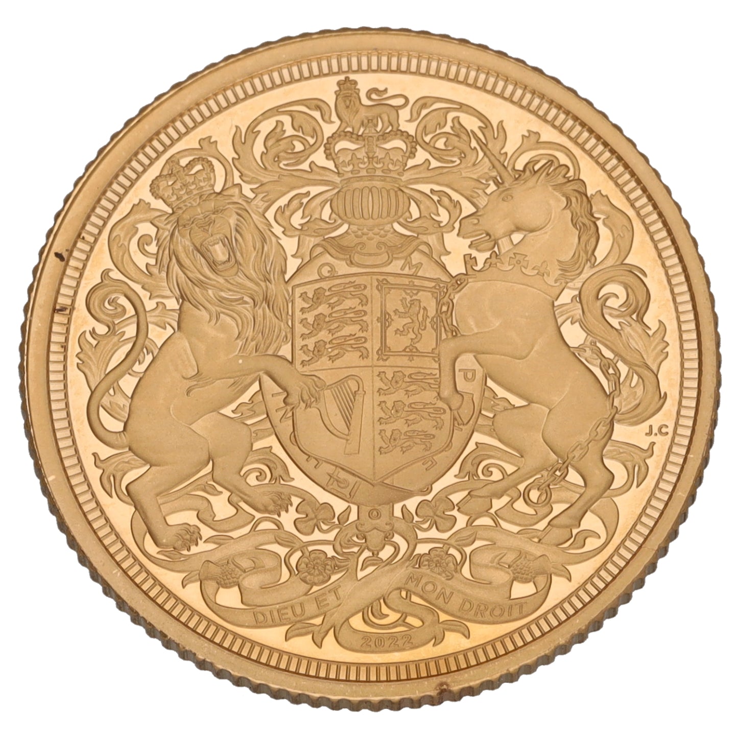 22ct Gold King Charles III Full Sovereign Coin 2022