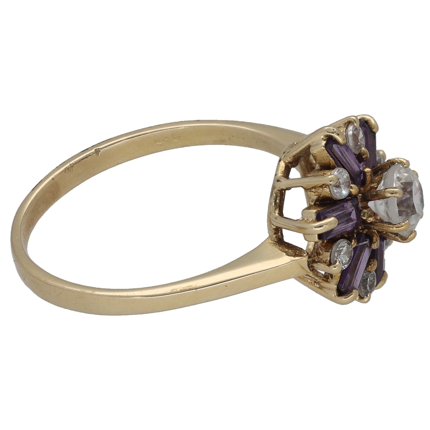 14ct Gold Imitation Dress/Cocktail Ring Size O