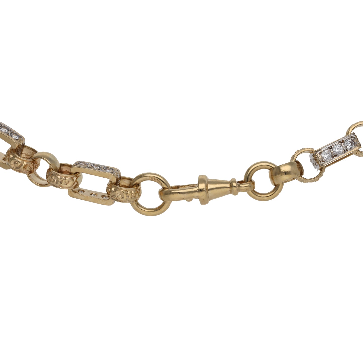 9ct Gold Cubic Zirconia Other Chain 24"