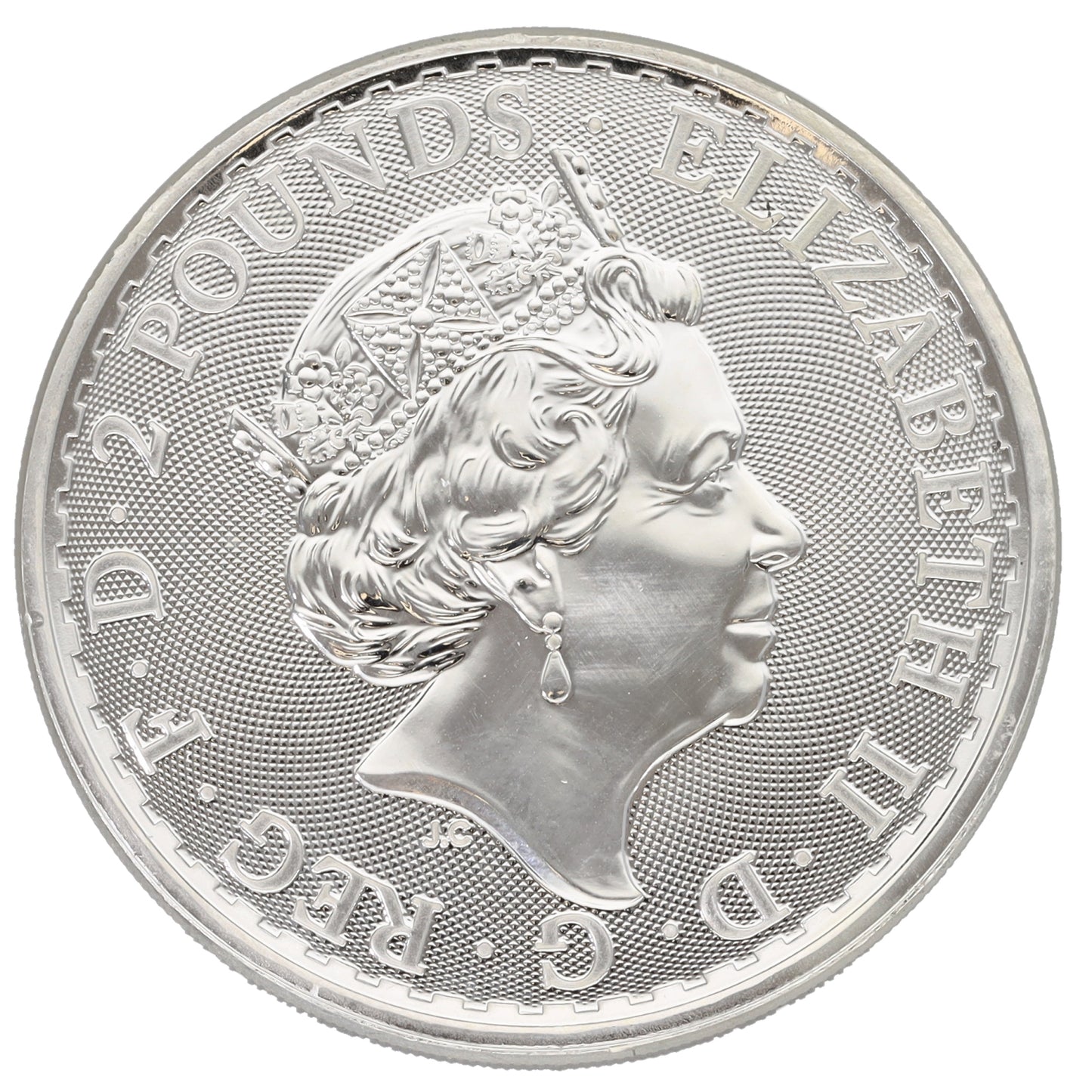 Fine Silver Queen Elizabeth II 1 OZ Britannia Coin 2021