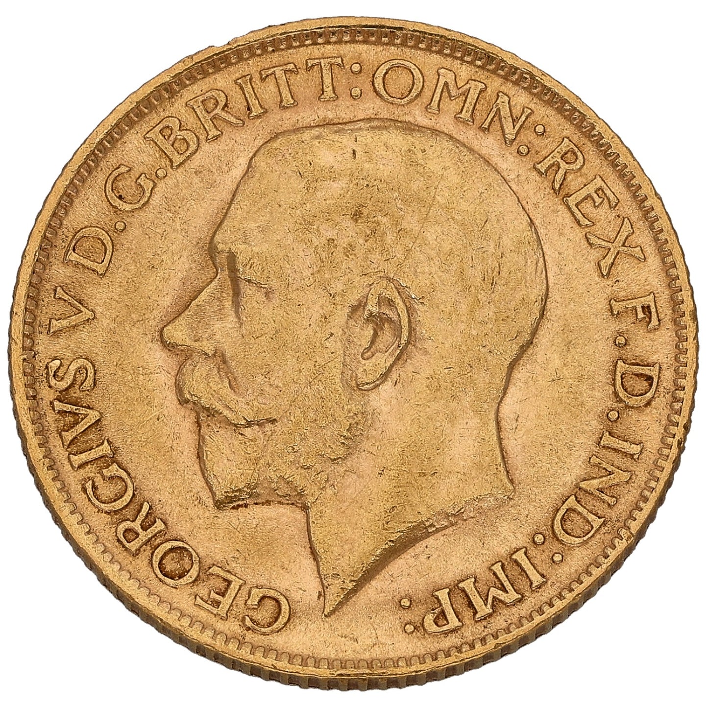 22ct Gold King George V Full Sovereign Coin 1911