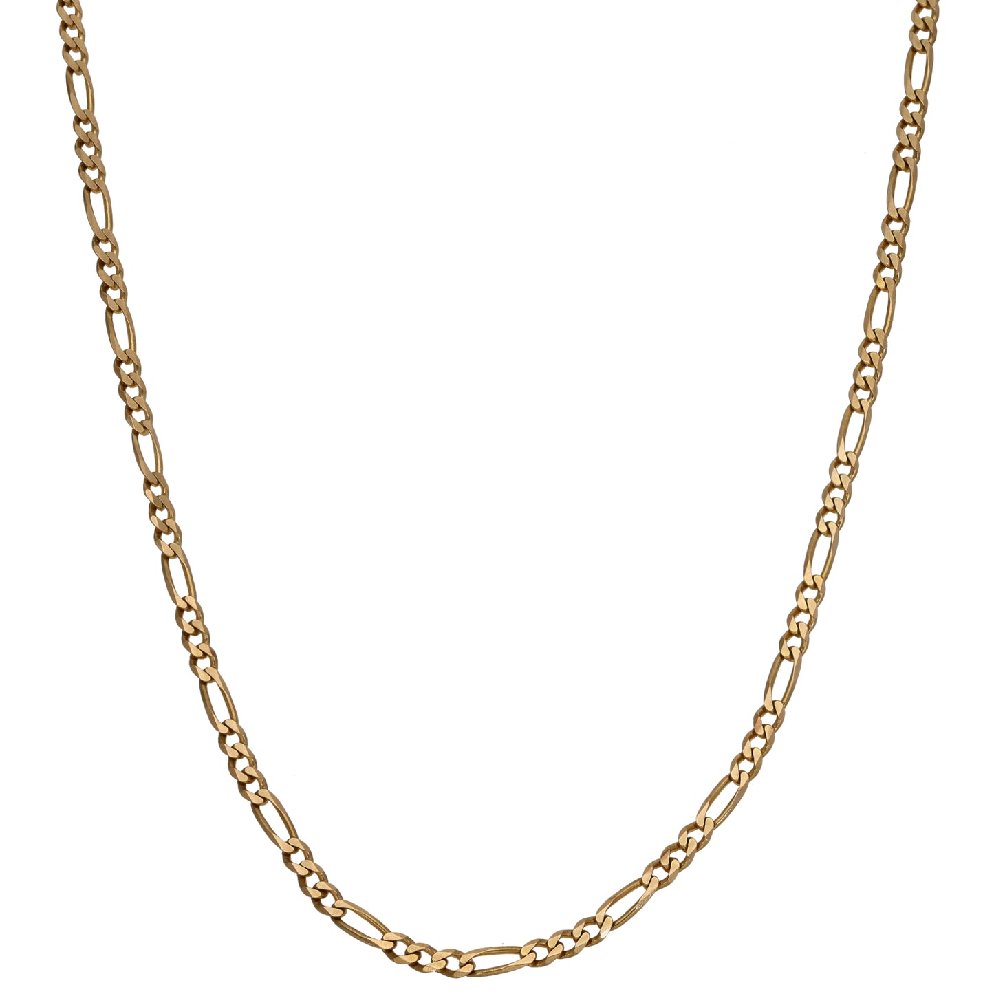 9ct Gold Figaro Chain 36"