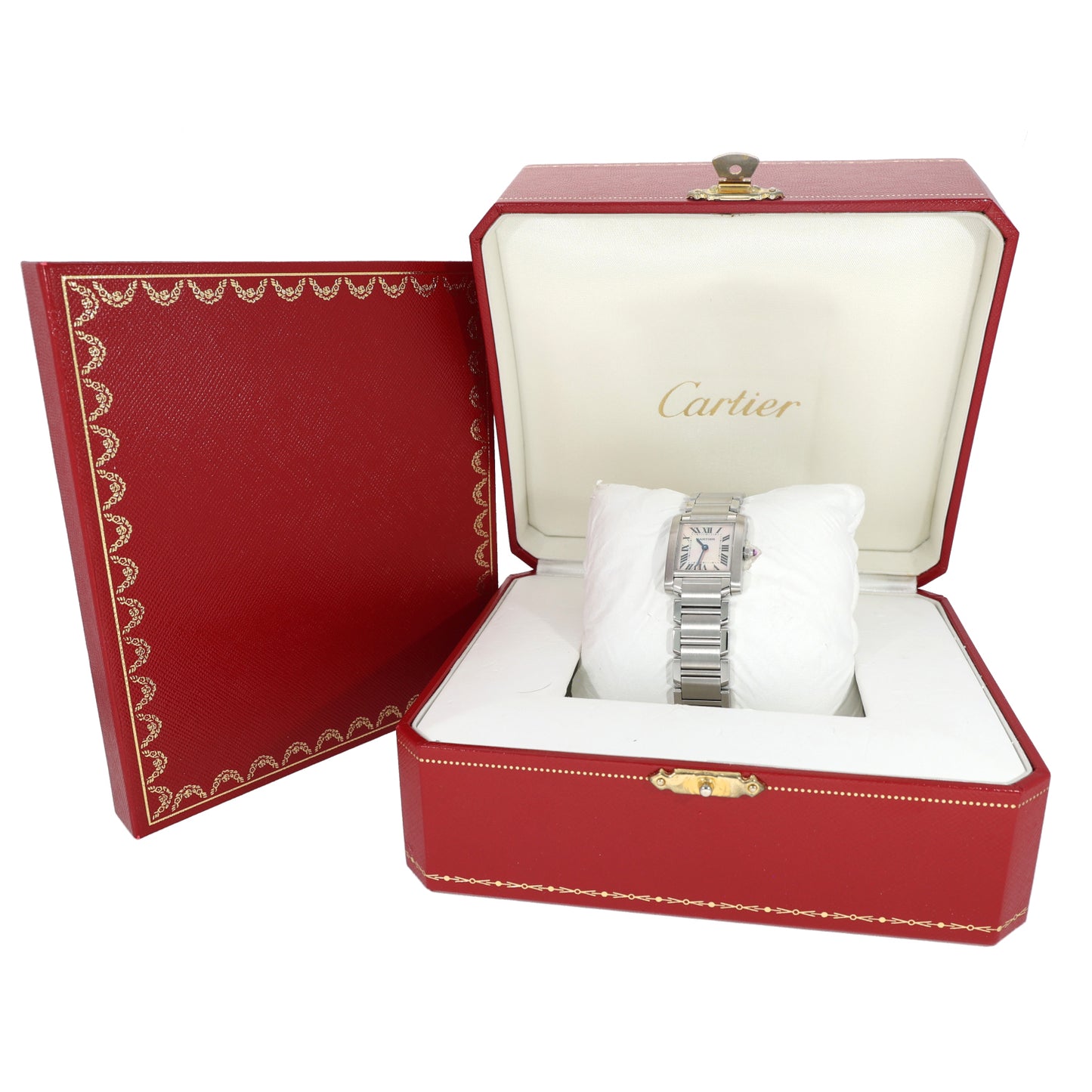 Cartier Tank Francaise W51028Q3 20MM Stainless Steel Watch
