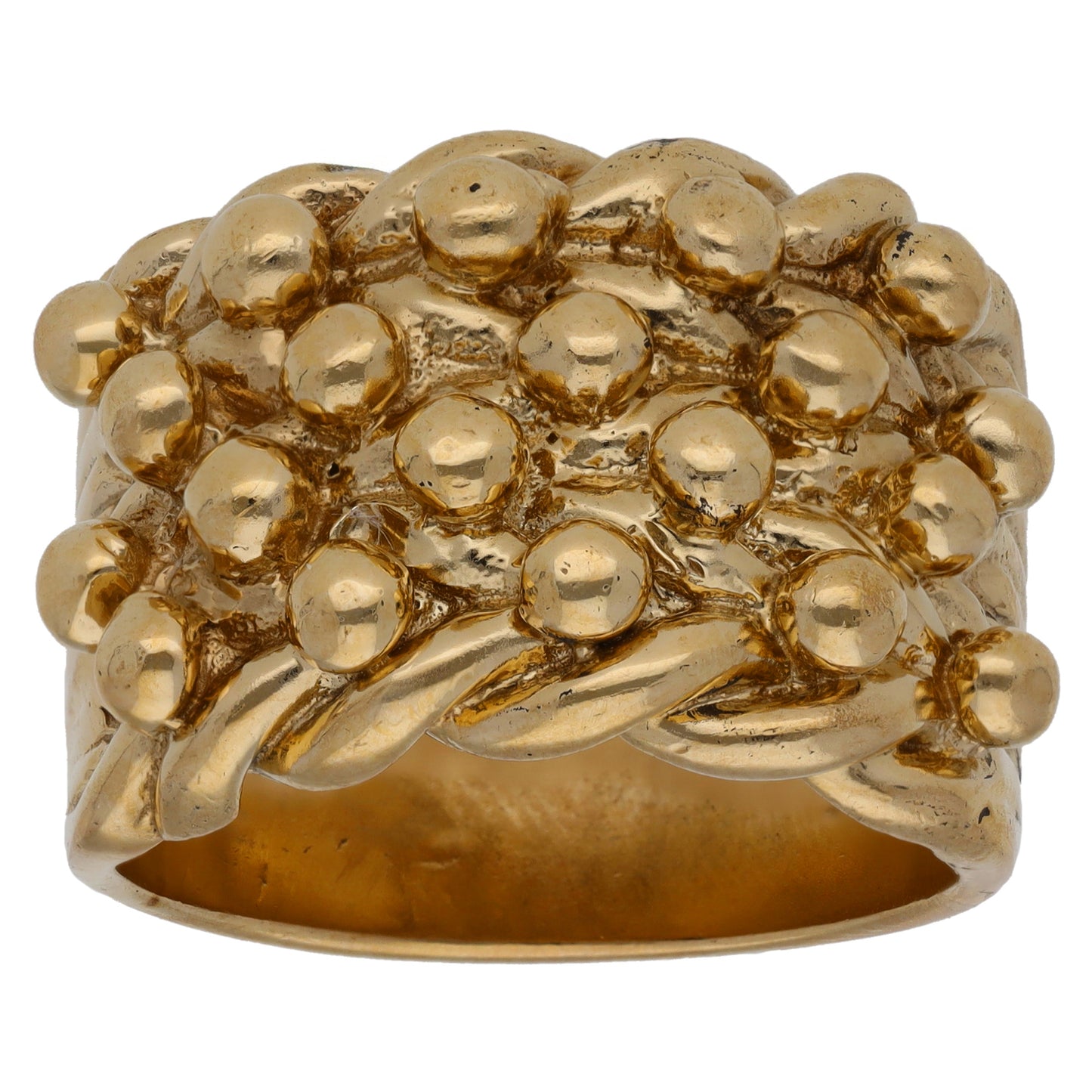 9ct Gold Keeper Ring Size V