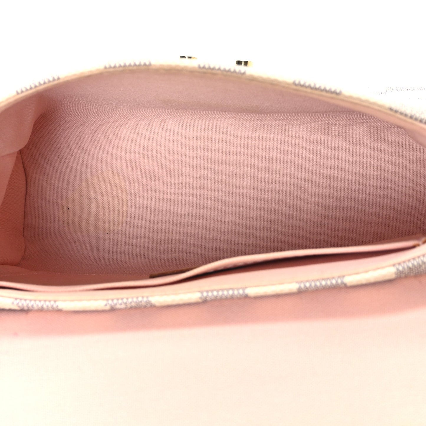 Louis Vuitton Croisette Damier Azur Coated Canvas Bag - White