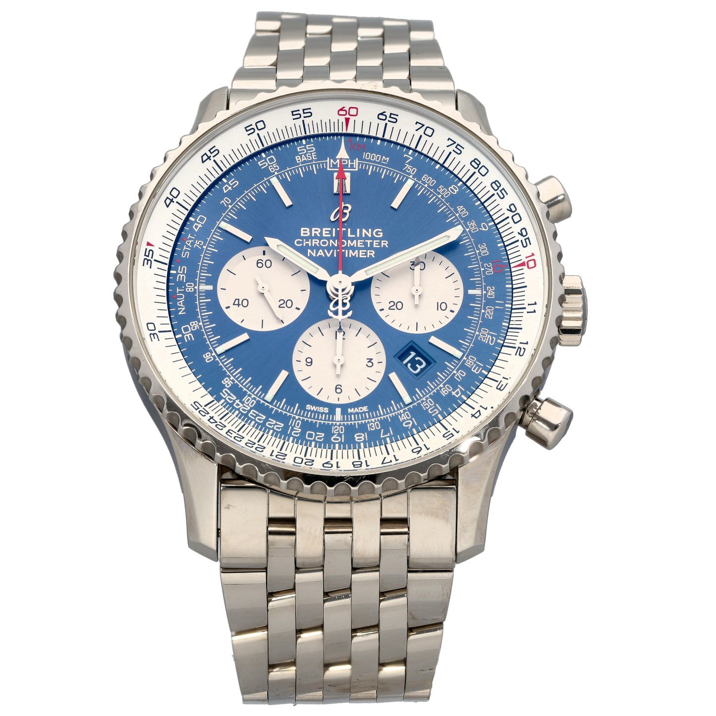 Breitling Navitimer 01 AB0127 46mm Stainless Steel Watch