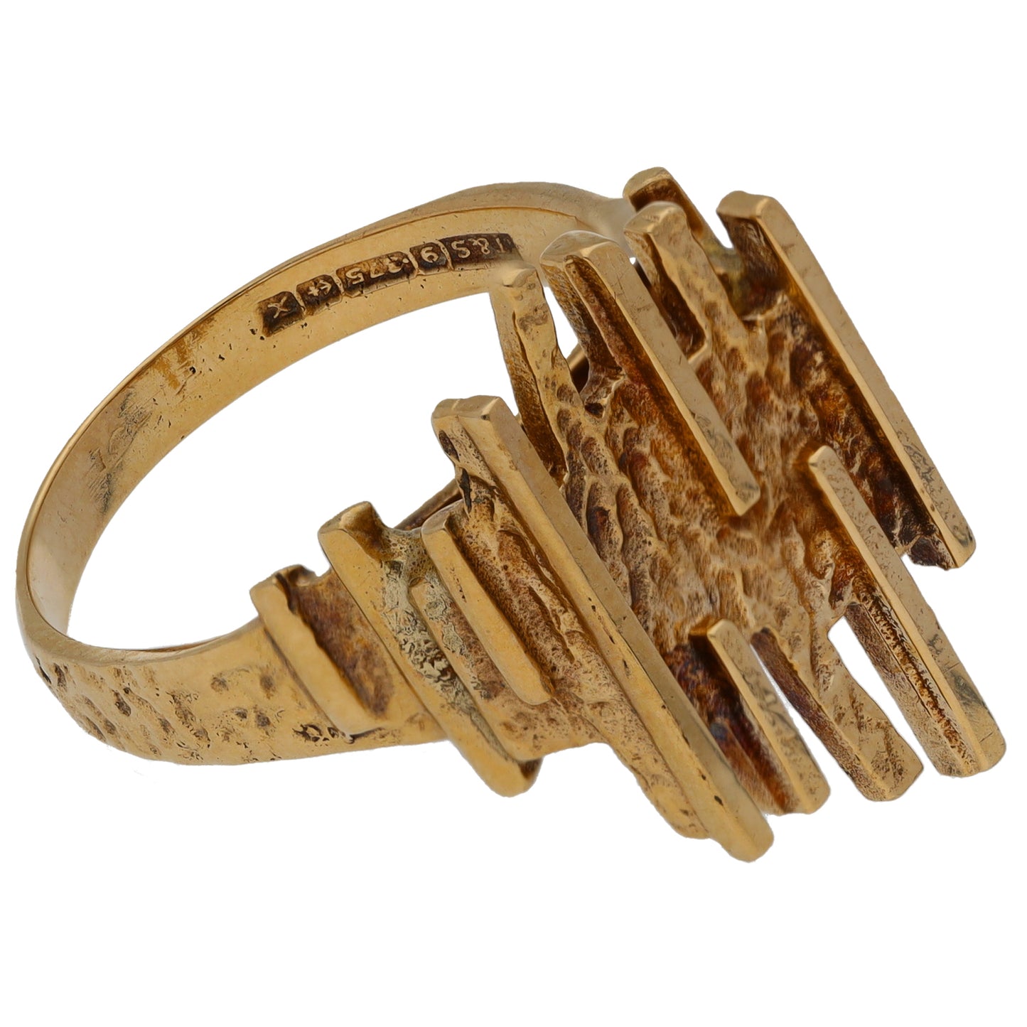 9ct Gold Alternative Ring Size P