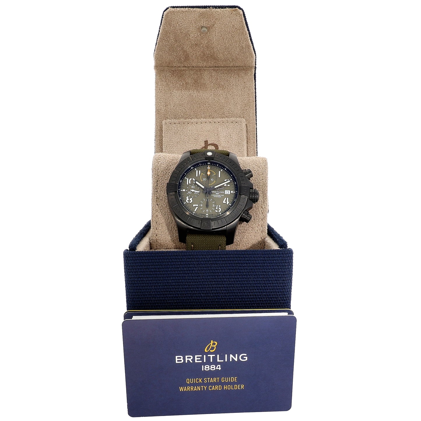 Breitling Avenger V13317 45mm DLC Titanium Watch