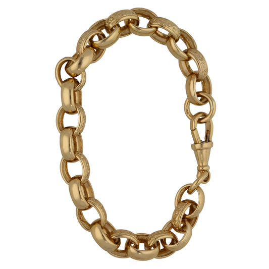 9ct Gold Belcher Bracelet