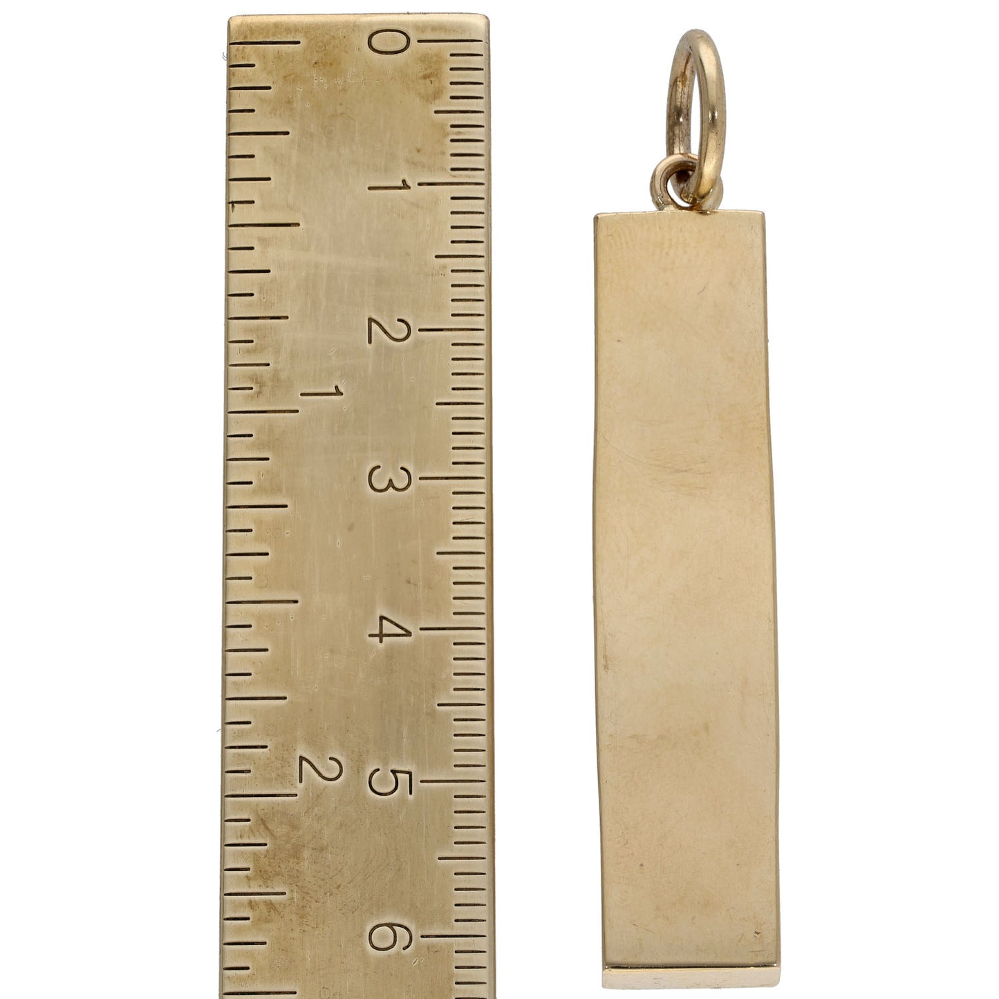 9ct Gold Ingot Pendant