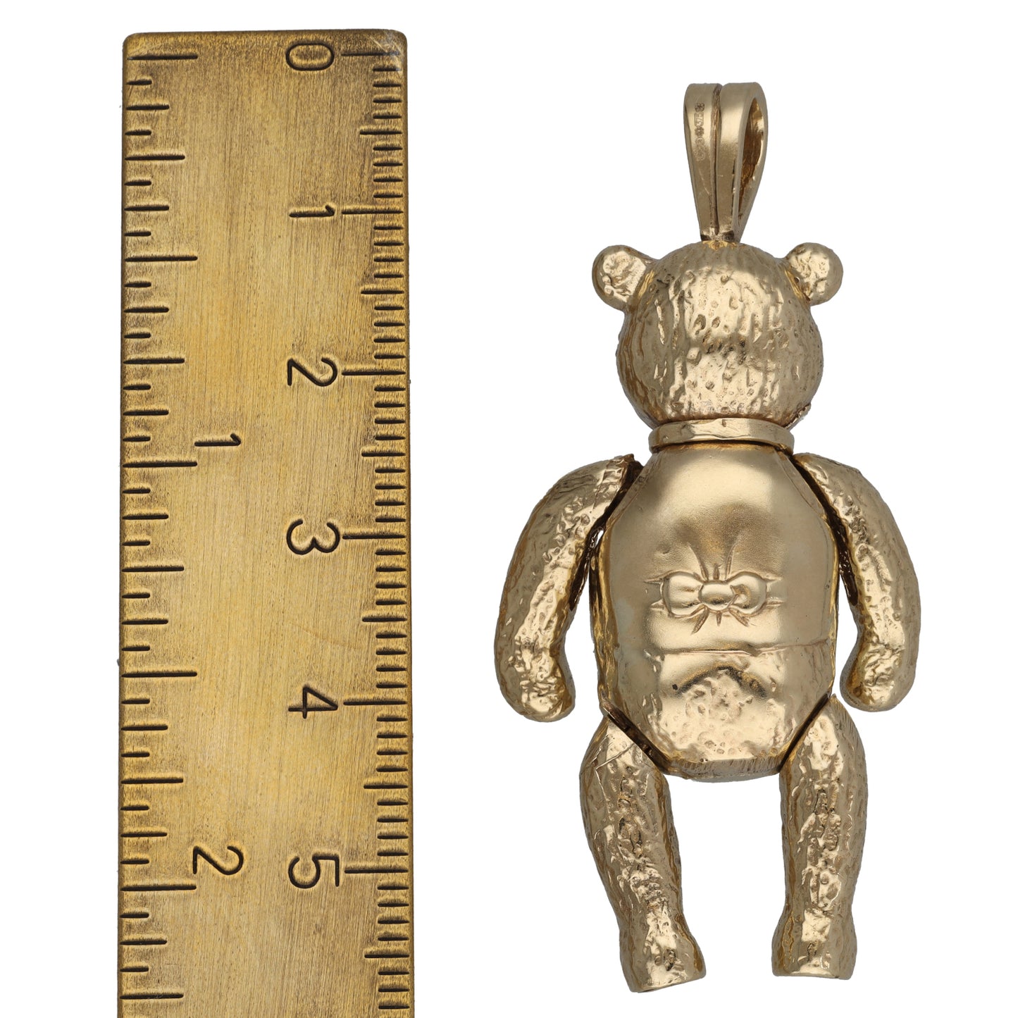 9ct Gold Imitation Teddy Bear Pendant
