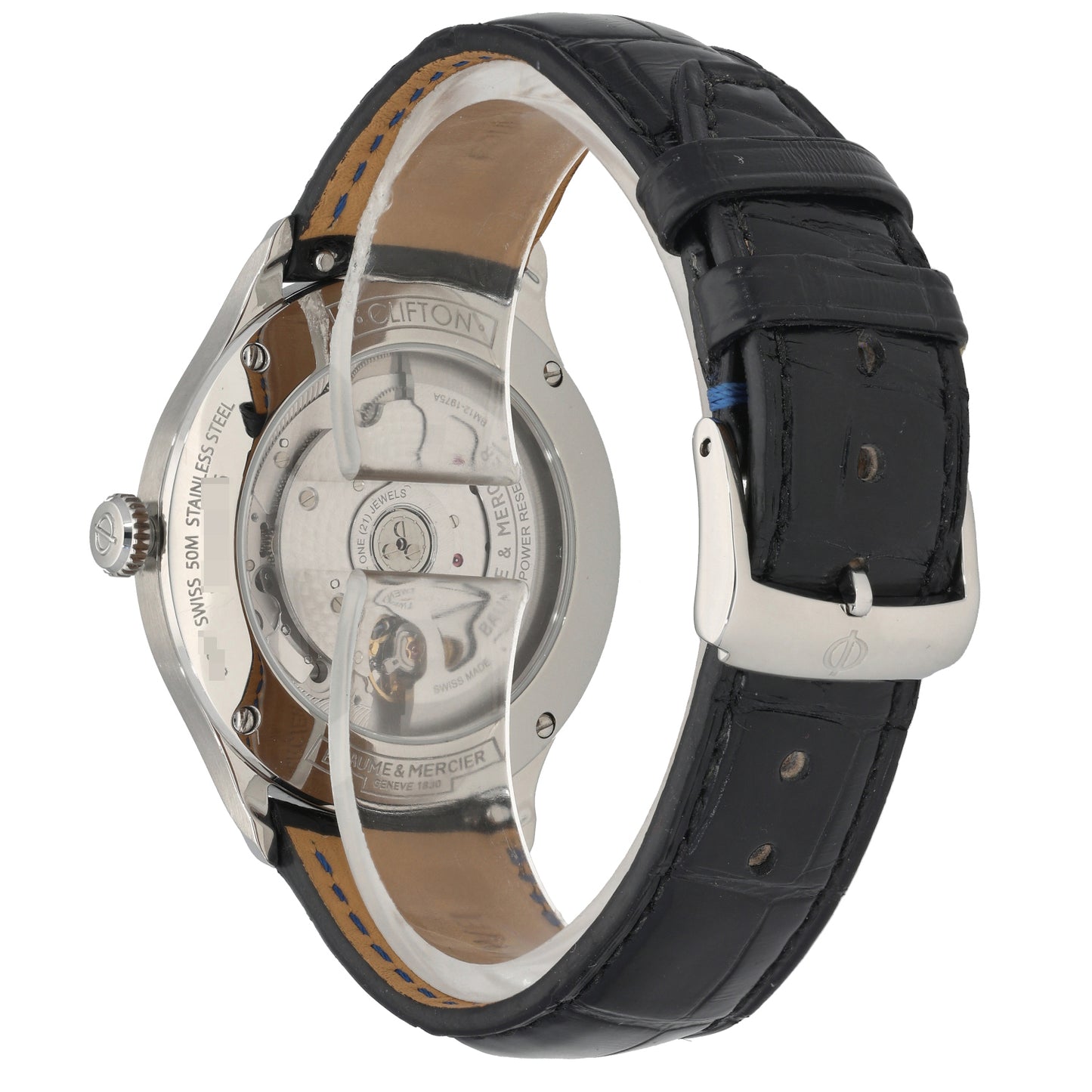 Baume Et Mercier Clifton 65834 40mm Stainless Steel Watch